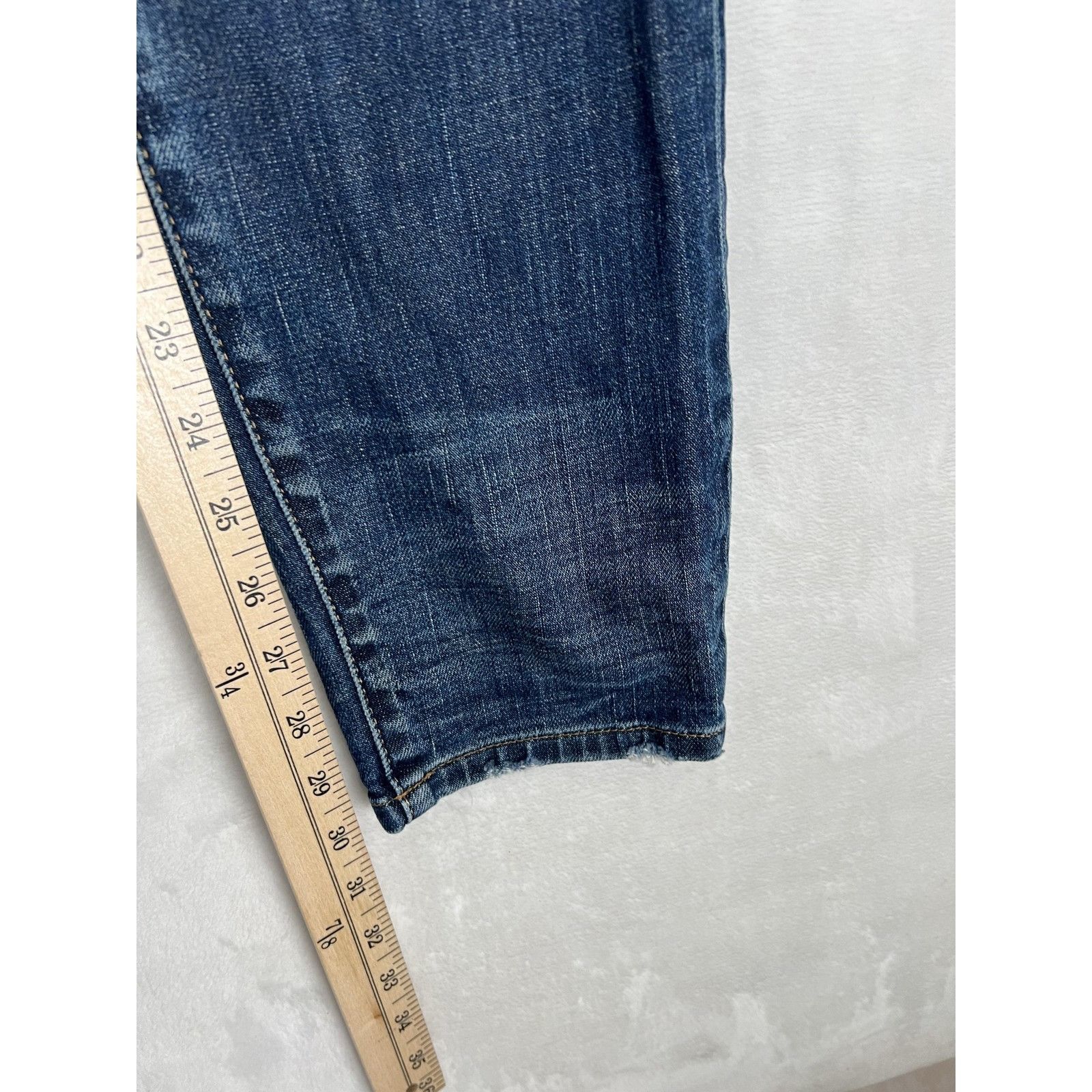 Diesel Diesel Jeans Womens 27x32 Blue D-Joy Slim Straight Leg Stret Size 27" / US 4 / IT 40 - 3 Thumbnail