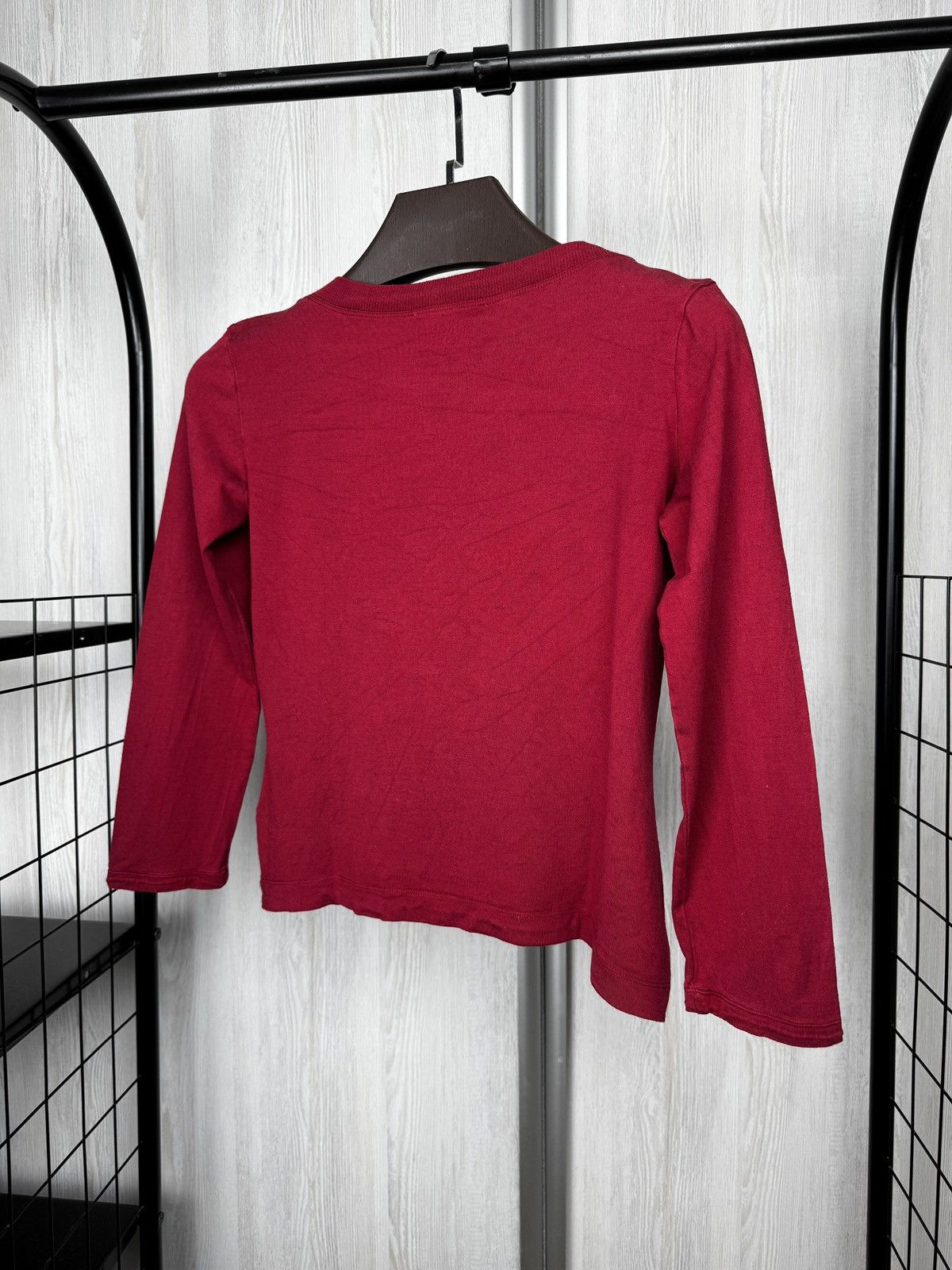 Max Mara Max Mara Red Silk Cashmere long sleeve tee shirt size M Size M / US 6-8 / IT 42-44 - 7 Thumbnail