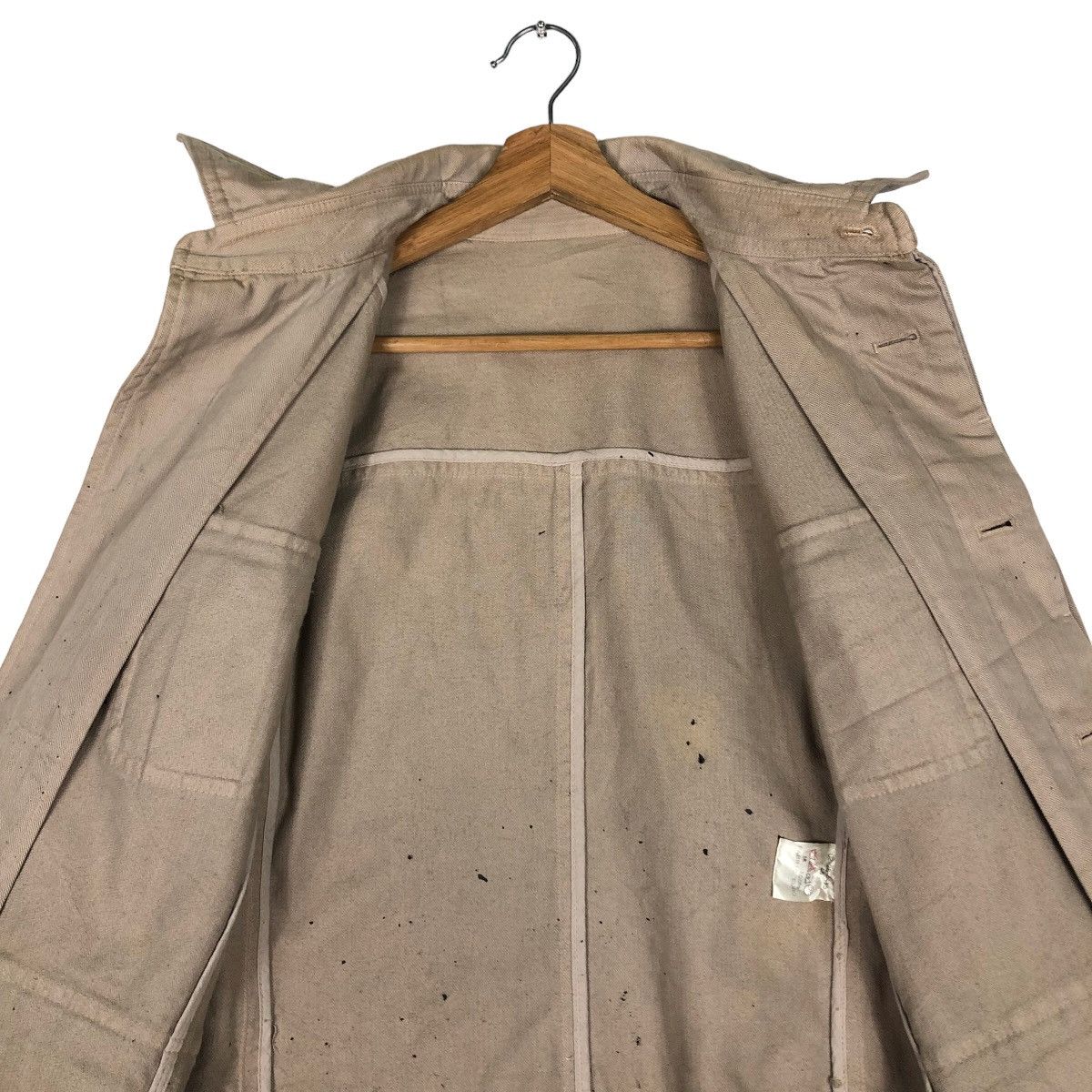 Japanese Brand 🔥Vtg Chore Jacket Military Collection Slant Pocket 3D Size US M / EU 48-50 / 2 - 12 Thumbnail