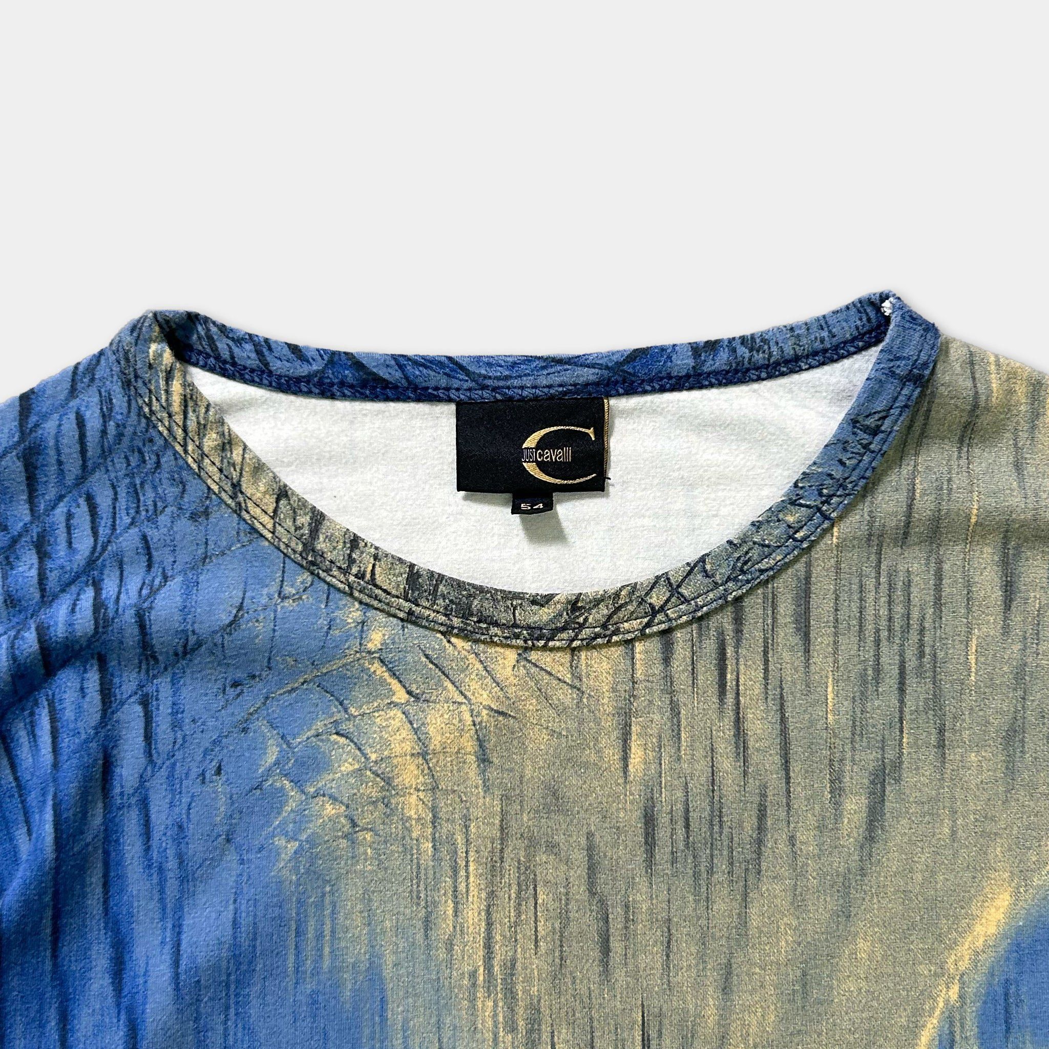 Just Cavalli Just Cavalli Snakeskin Gradient Top Size M / US 6-8 / IT 42-44 - 4 Thumbnail