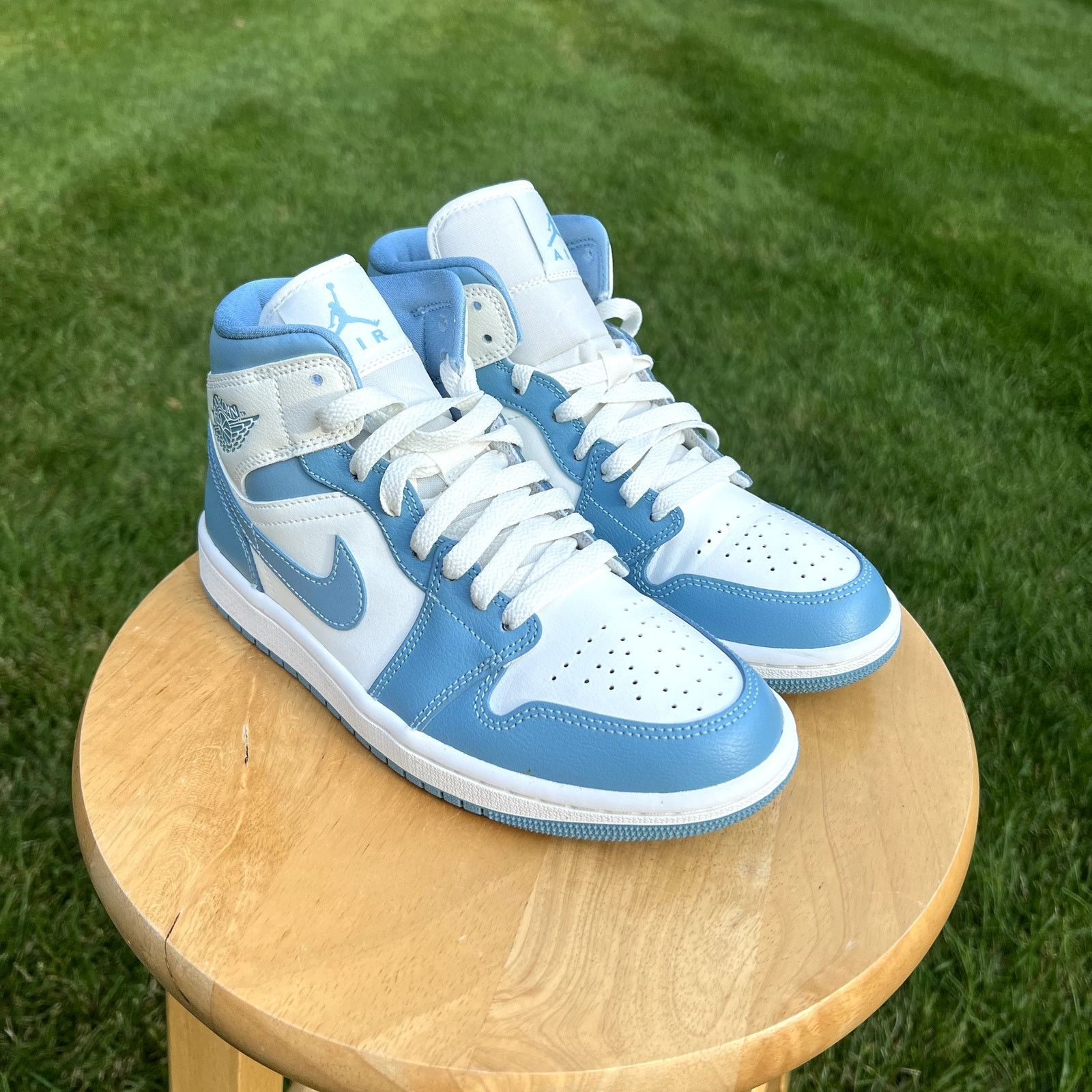Size Nike Air Jordan Mid University Blue Women's Shoes