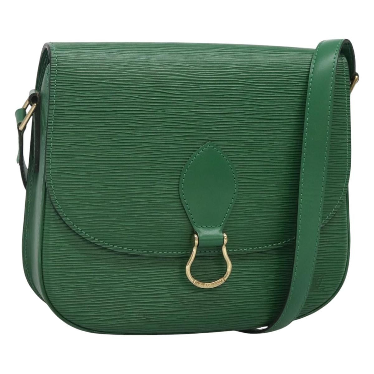 Louis Vuitton LOUIS VUITTON Epi Saint Cloud GM Shoulder Bag Green M52194 Size ONE SIZE - 1 Thumbnail