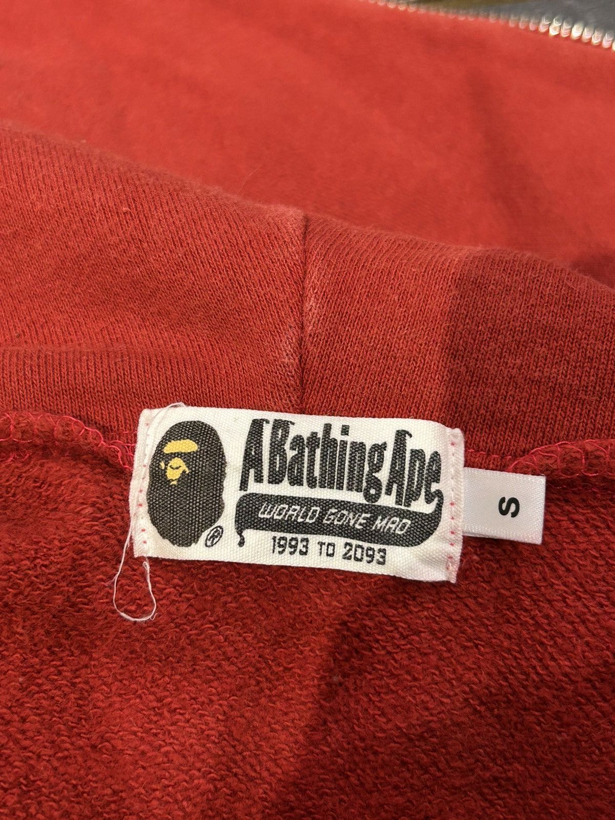 Bape Bape Panda Full Zip Hoodie Red Size US S / EU 44-46 / 1 - 7 Thumbnail