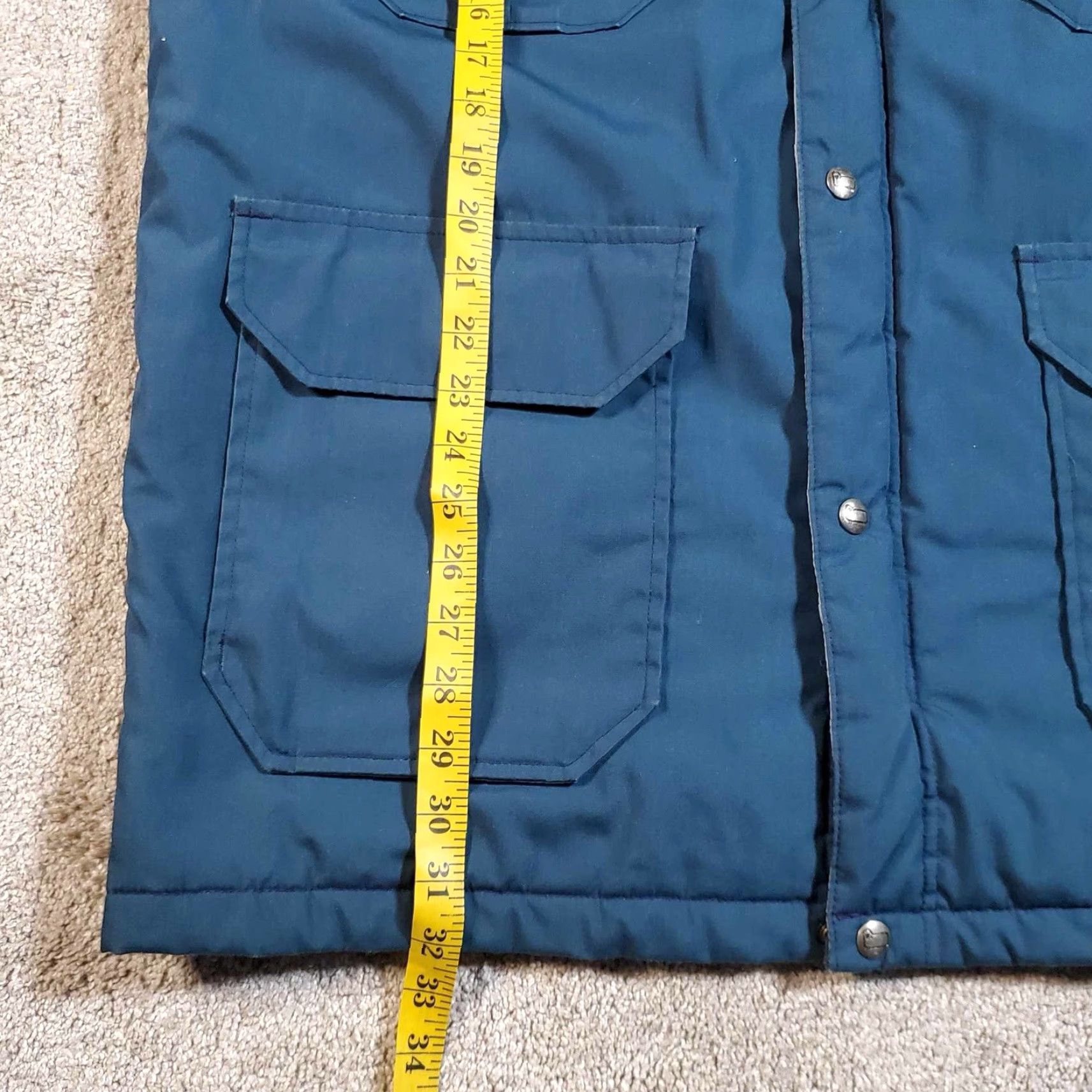 Vintage VINTAGE LL-Bean Chore Hooded Jacket Womens L Blue Jacket Size L / US 10 / IT 46 - 7 Thumbnail