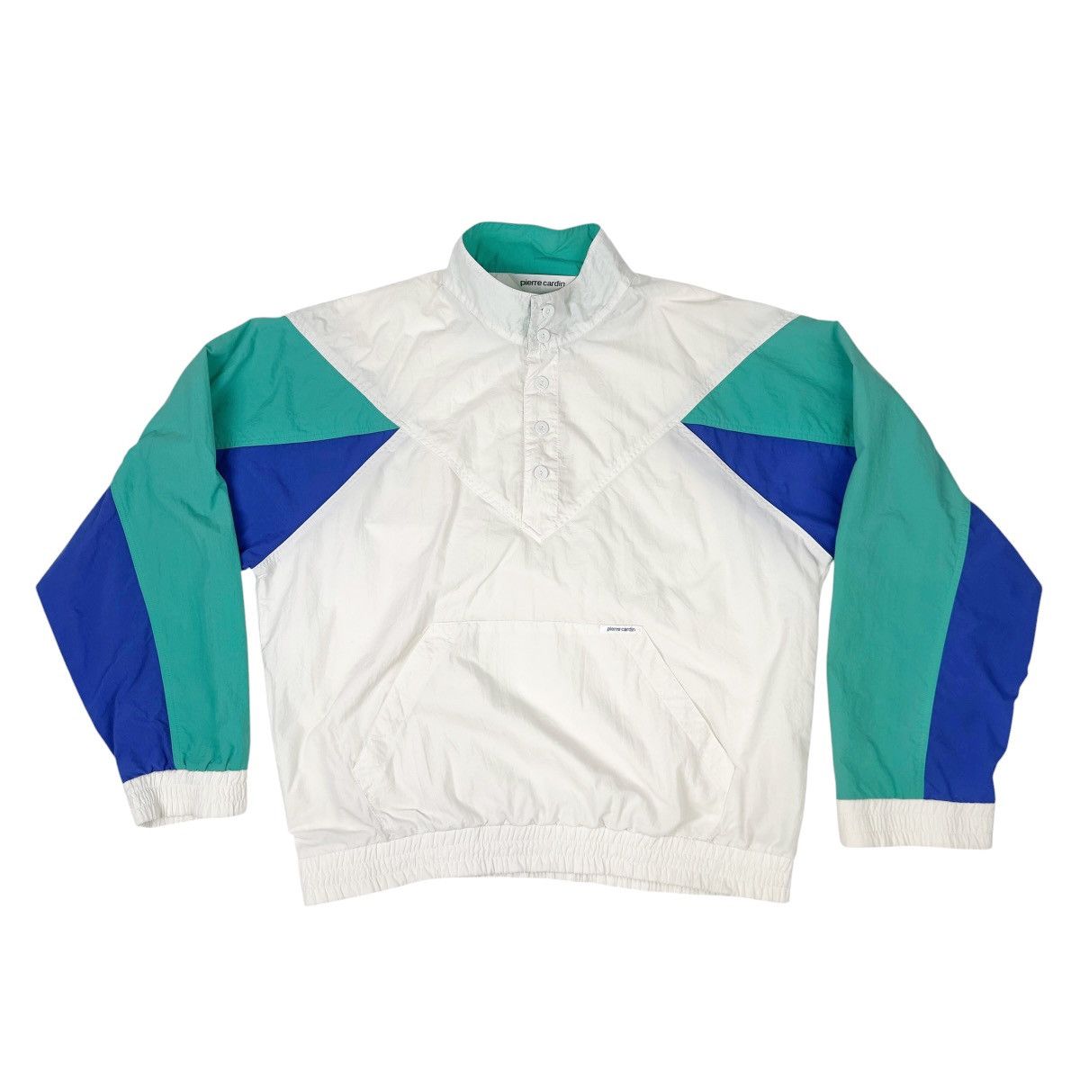 Pierre Cardin VTG 80s 90s Pierre Cardin Quarter Zip Pullover Windbreaker Size US XL / EU 56 / 4 - 1 Thumbnail