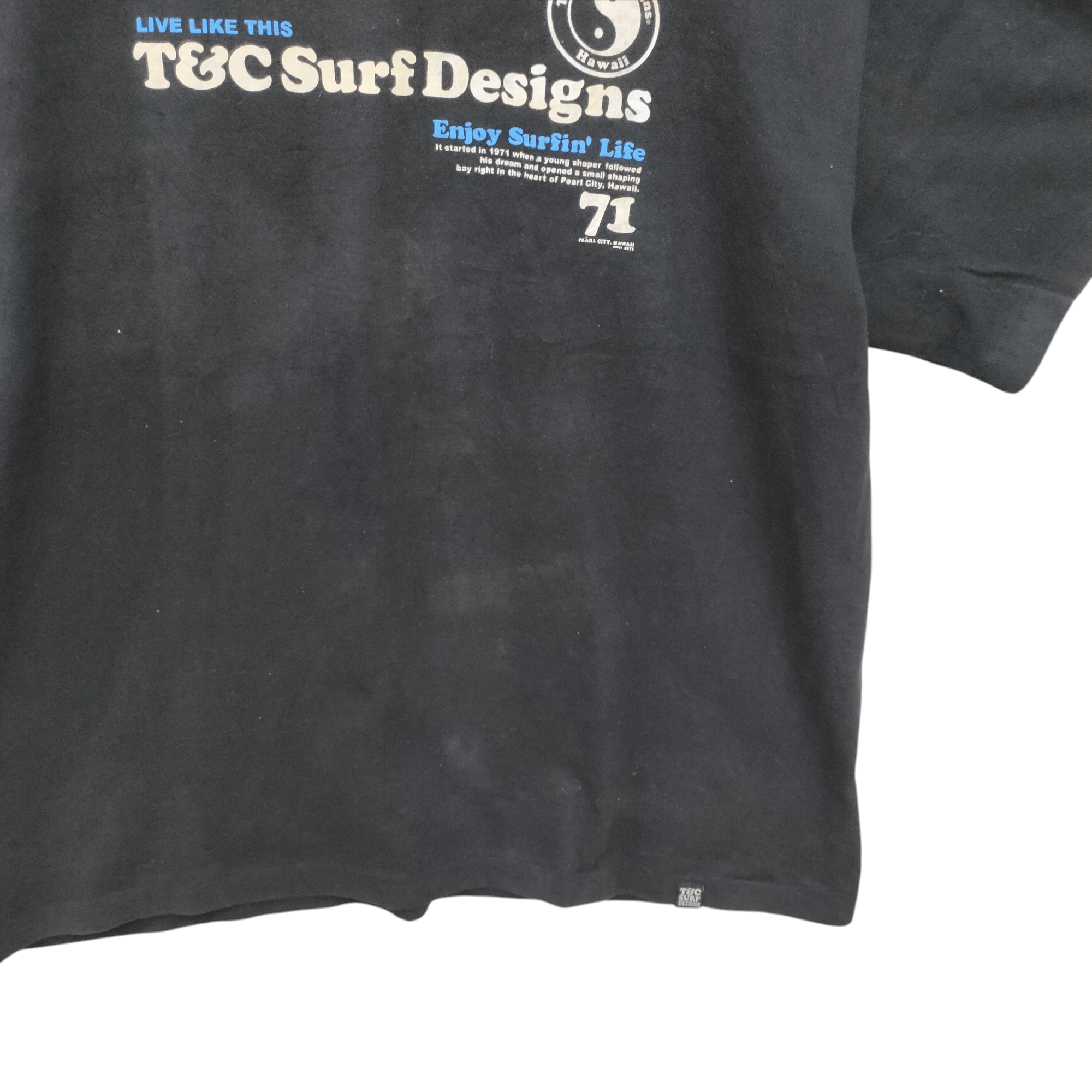 Vintage 90s Surf Tour T-Shirt T&C Hawaii Pipeline Sunset Beach Size US XL / EU 56 / 4 - 6 Thumbnail