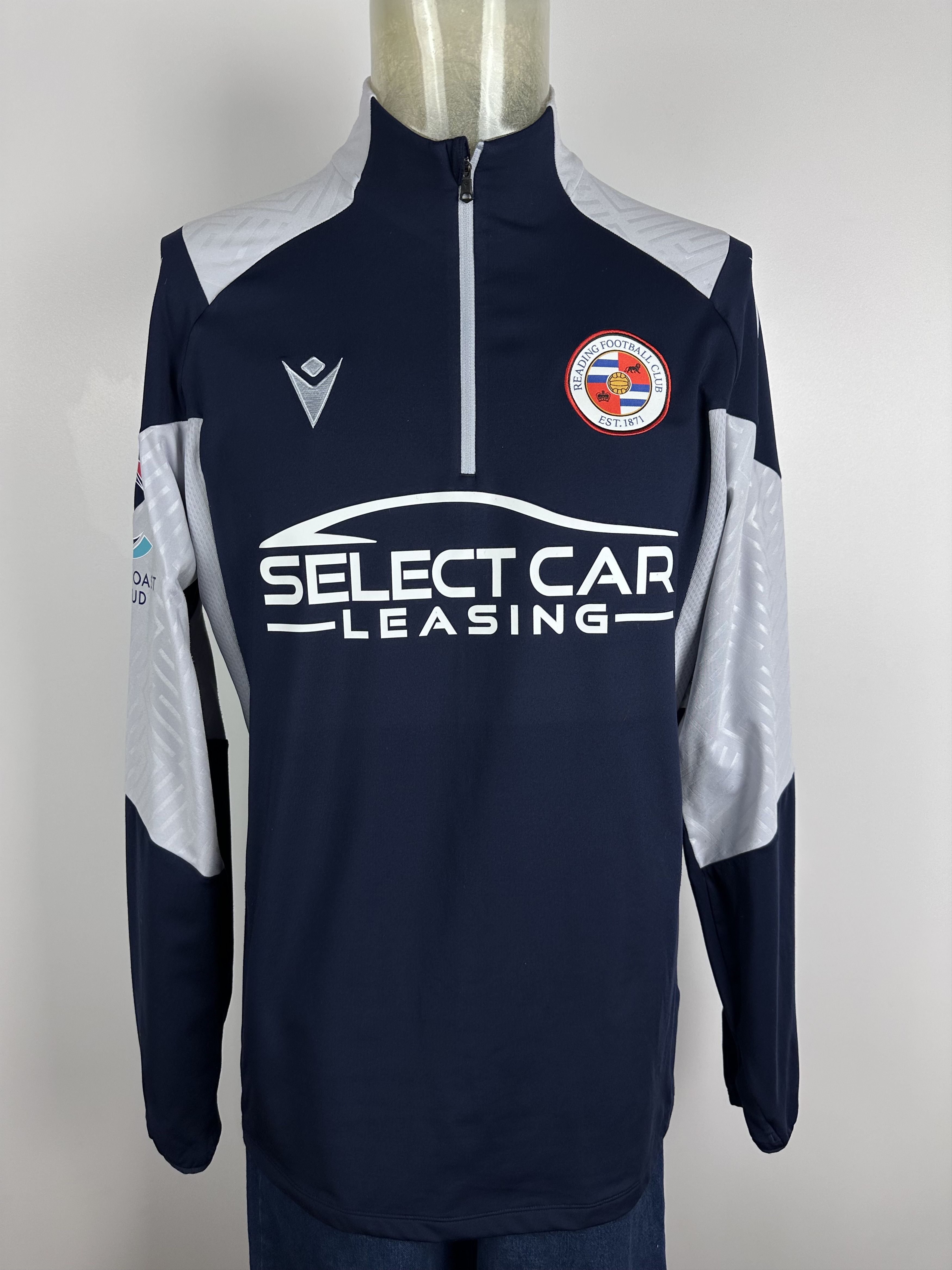 Macron Reading FC 2022 Suit Macron Track Top Soccer Long Sleeve Size US XL / EU 56 / 4 - 1 Thumbnail