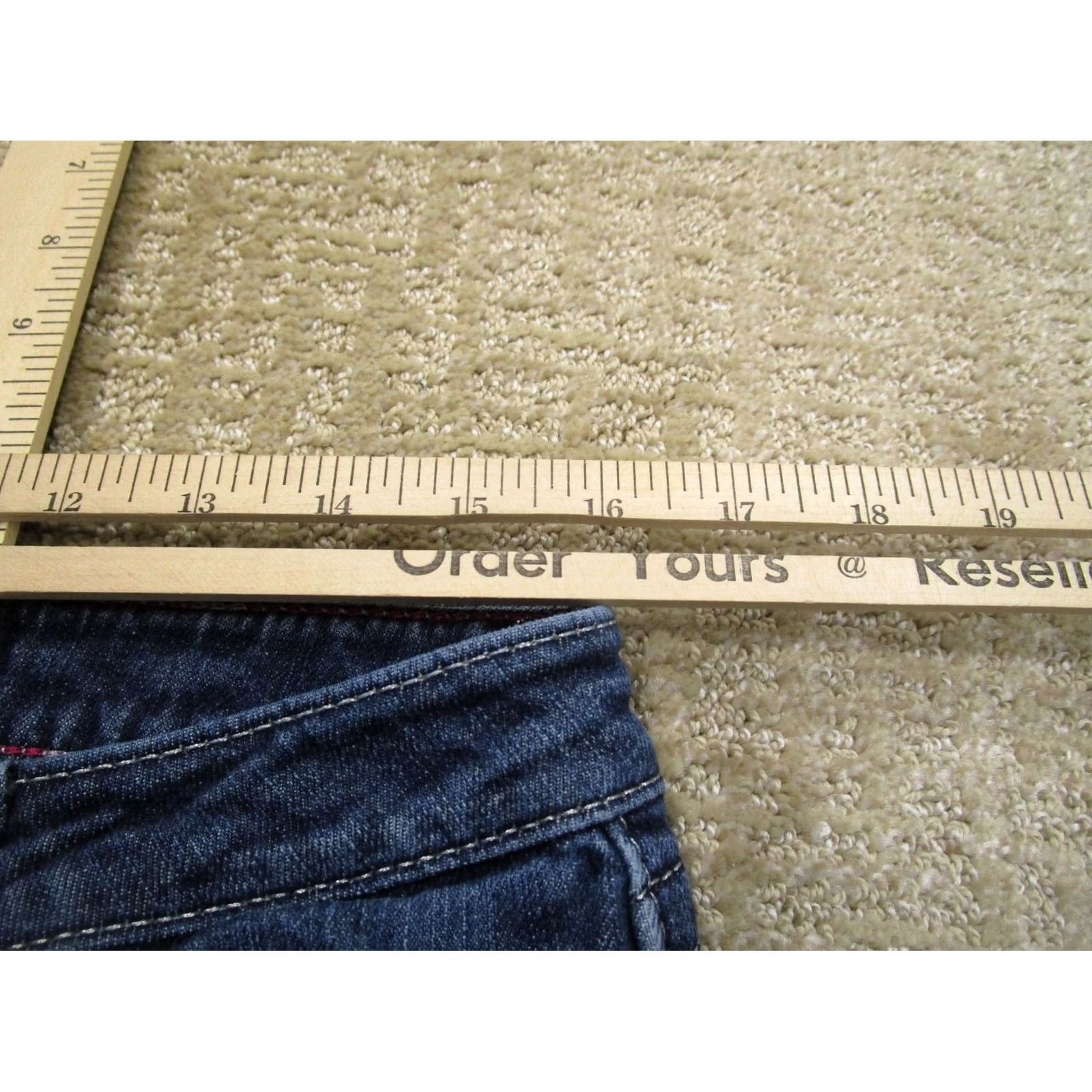 Wrangler Wrangler Jeans Rock 47 Bootcut Women 32x30 Blue Denim 5-Pocket Logo Cowboy Star Wrangler Rock 47 by Wrangler Women Jeans Blue Bootcut 32x30 Size 24" / US 00 / IT 34 - 5 Thumbnail