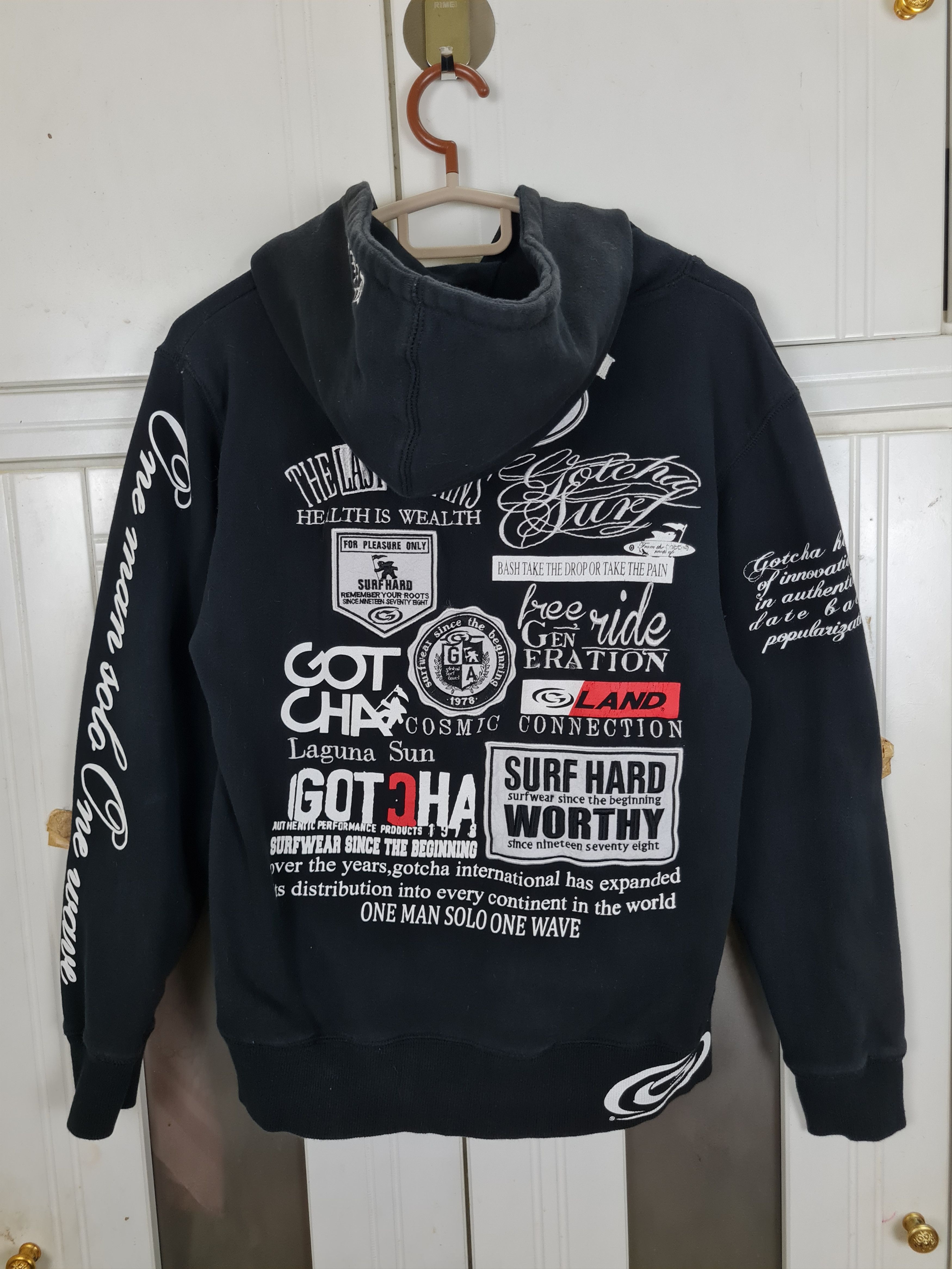 Gotcha × Vintage Vintage Gotcha Surf Hoodie Pullover Size US M / EU 48-50 / 2 - 1 Thumbnail