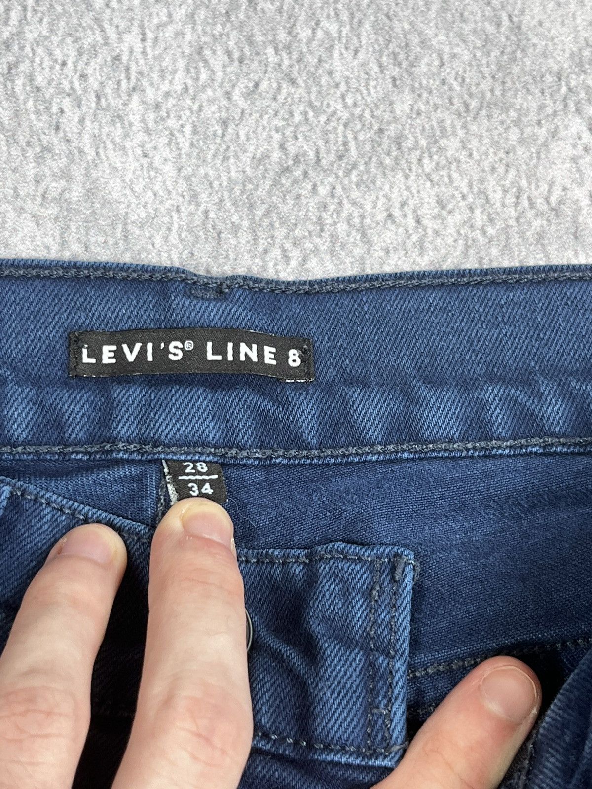 Levi's × Levi's Vintage Clothing Vintage Y2K Levi’s line 8 denim jeans streetwear size 28 Size 28" / US 6 / IT 42 - 8 Thumbnail