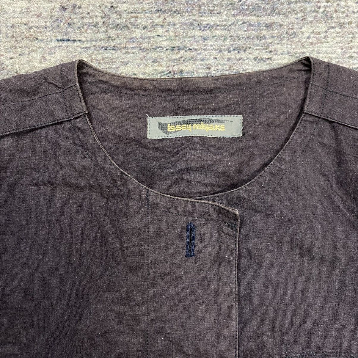 Issey Miyake Vintage issey miyake collarless jacket Size M / US 6-8 / IT 42-44 - 11 Thumbnail