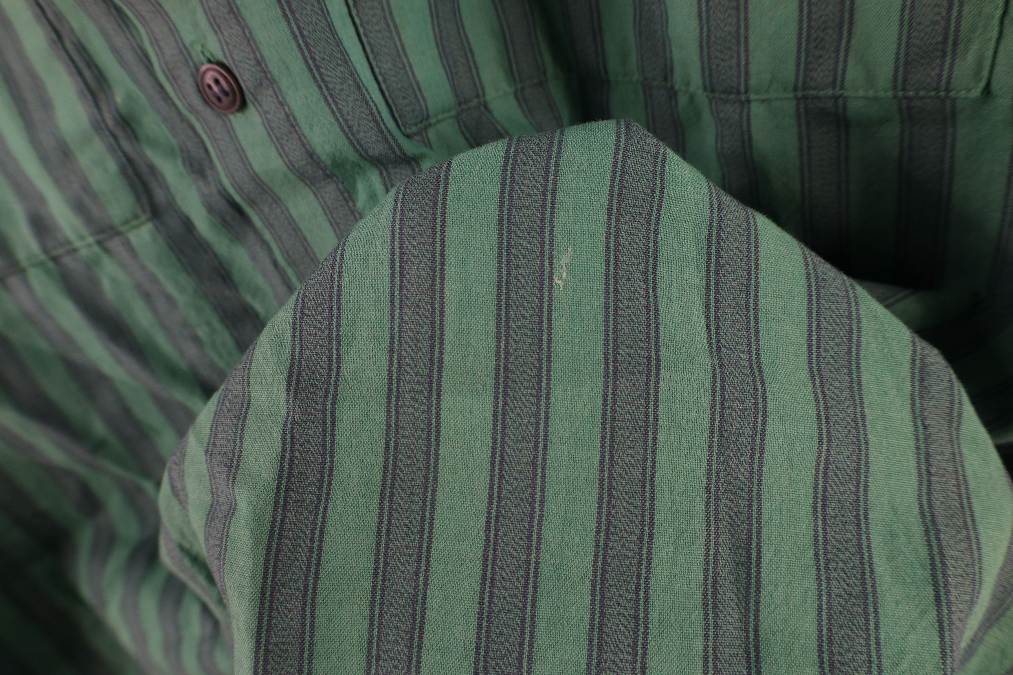 Levi's × Vintage Vintage 80s Levis Silver Label Big E Striped Button Shirt Size US M / EU 48-50 / 2 - 9 Thumbnail