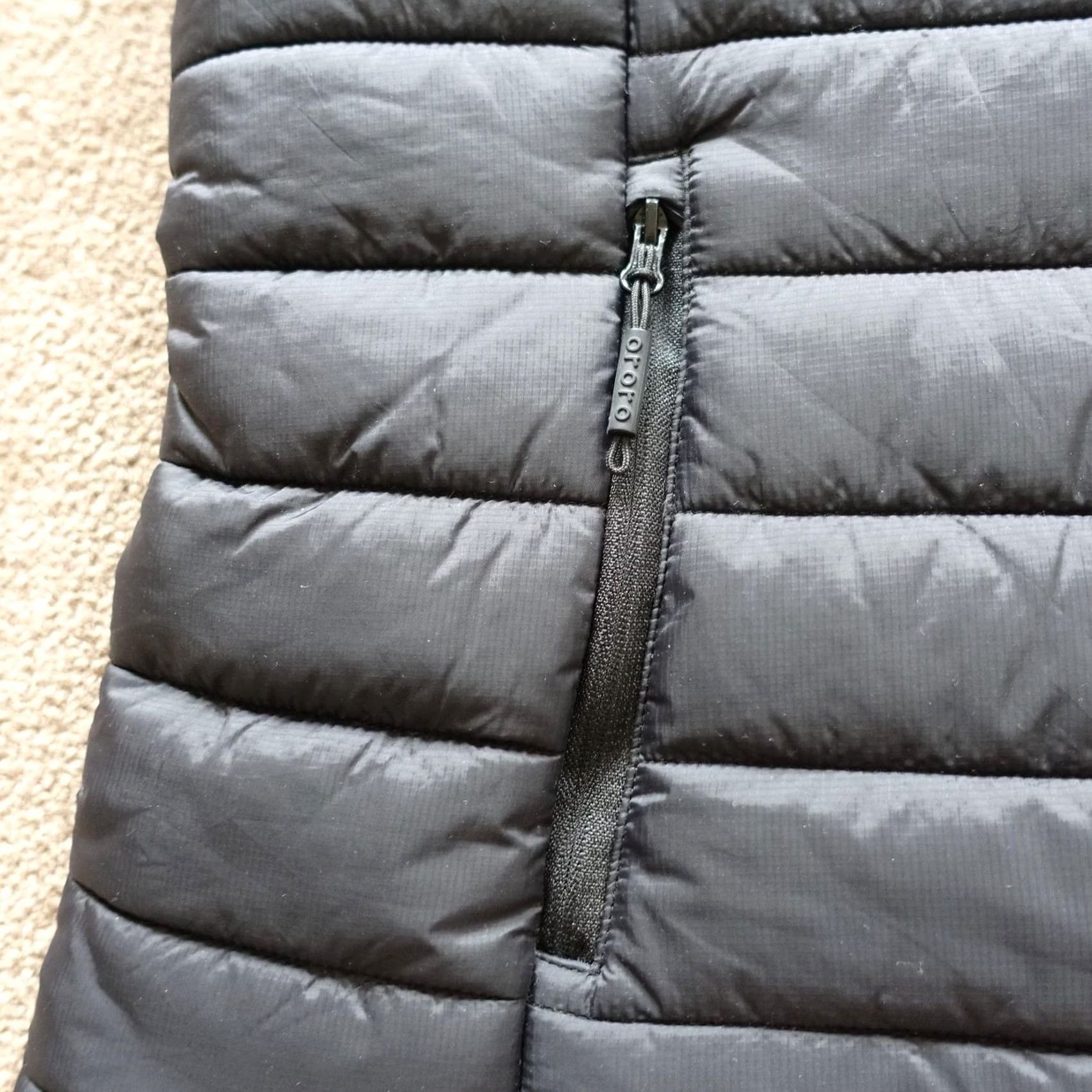Vintage Ororo Womens Vest M Black Heated Quilted Puffer Zip No Battery Or Charger Outdoor Casual Travel Size M / US 6-8 / IT 42-44 - 5 Thumbnail