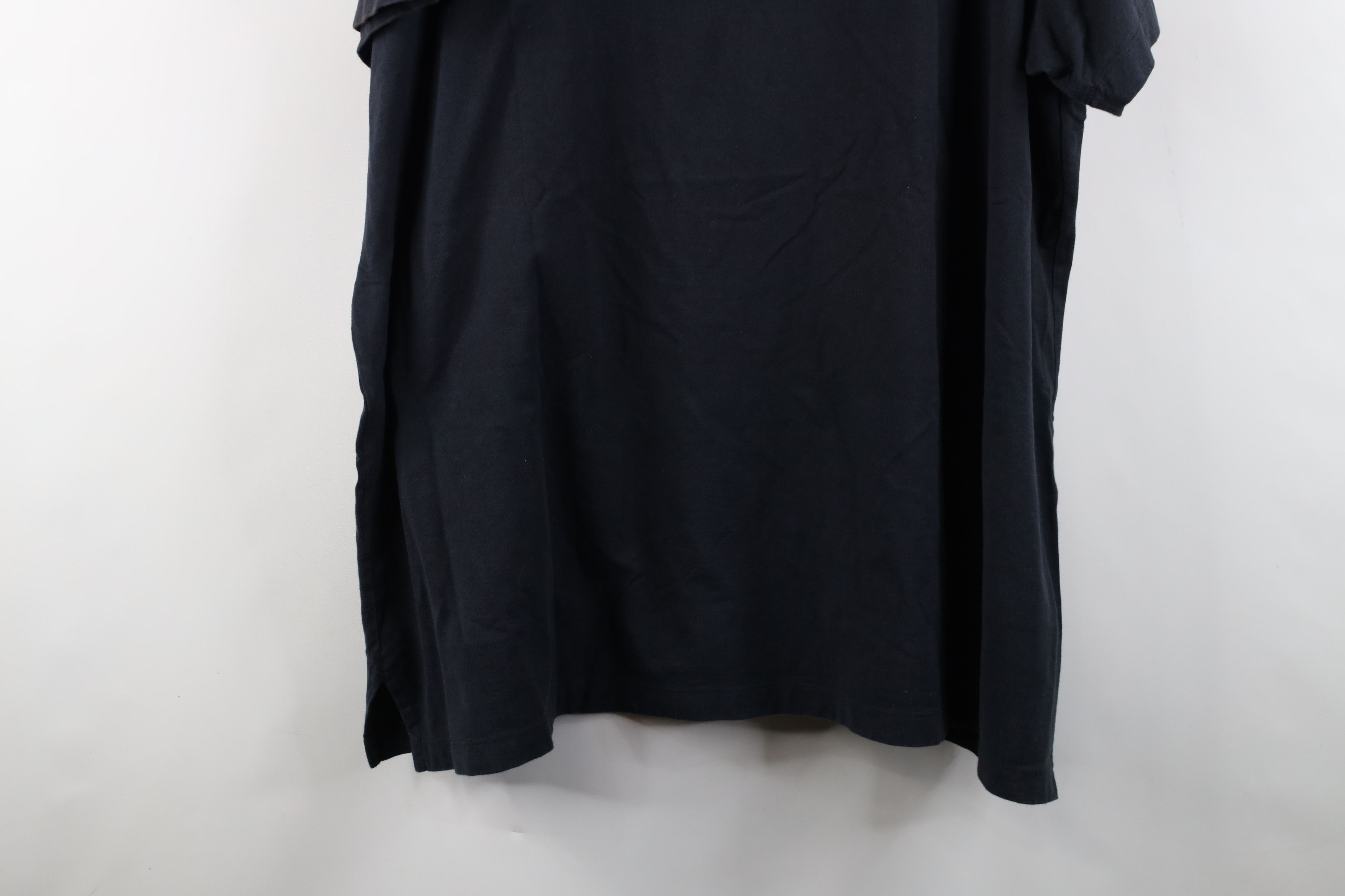 Lands' End × Vintage Vintage 90s Lands End Blank Cotton Short Sleeve T-Shirt Blue Size 3XL / US 20-22 - 13 Thumbnail