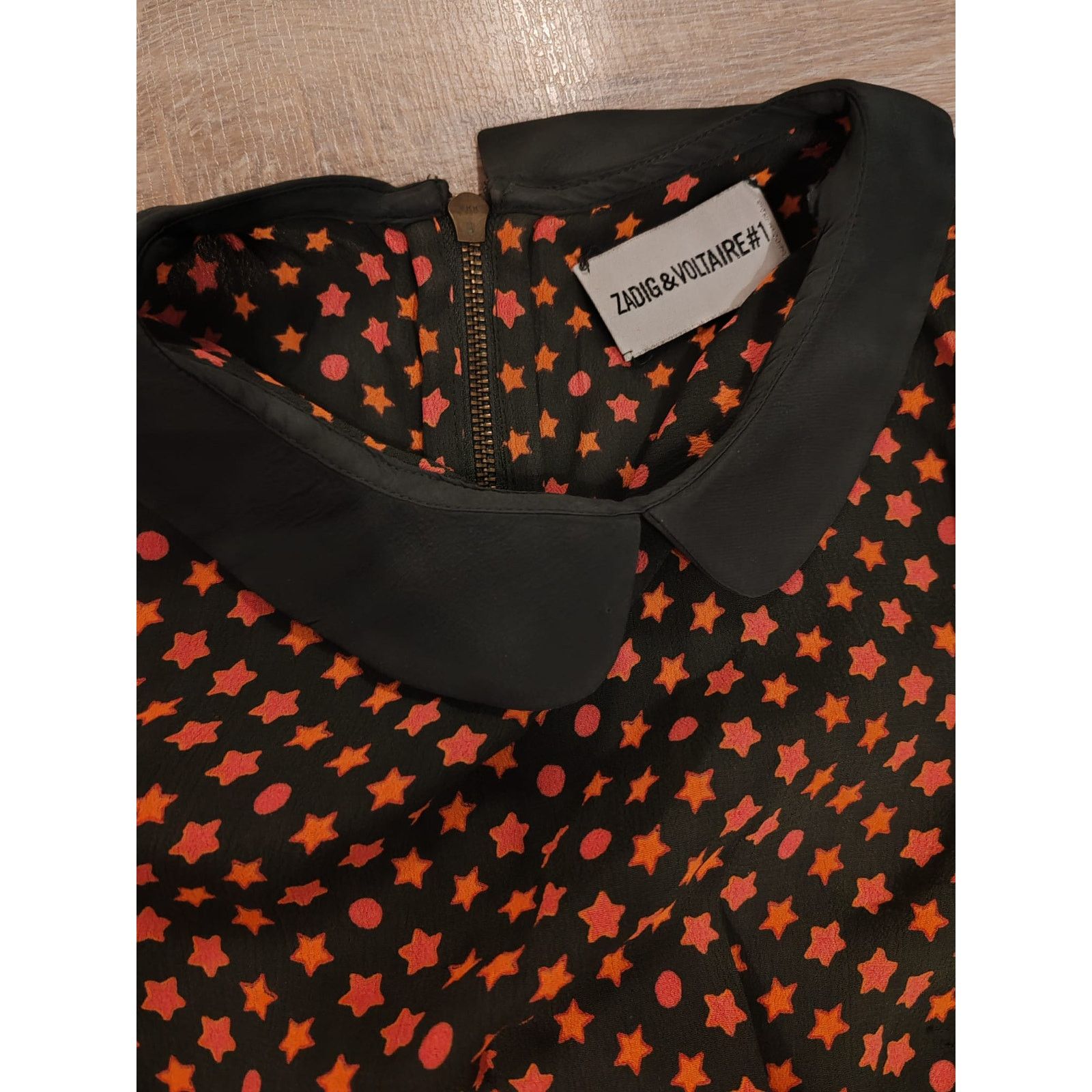 Zadig & Voltaire Zadig & Voltaire ZV Mini Collar Shirt Dress Preppy Size XS Size XS / US 0-2 / IT 36-38 - 6 Thumbnail