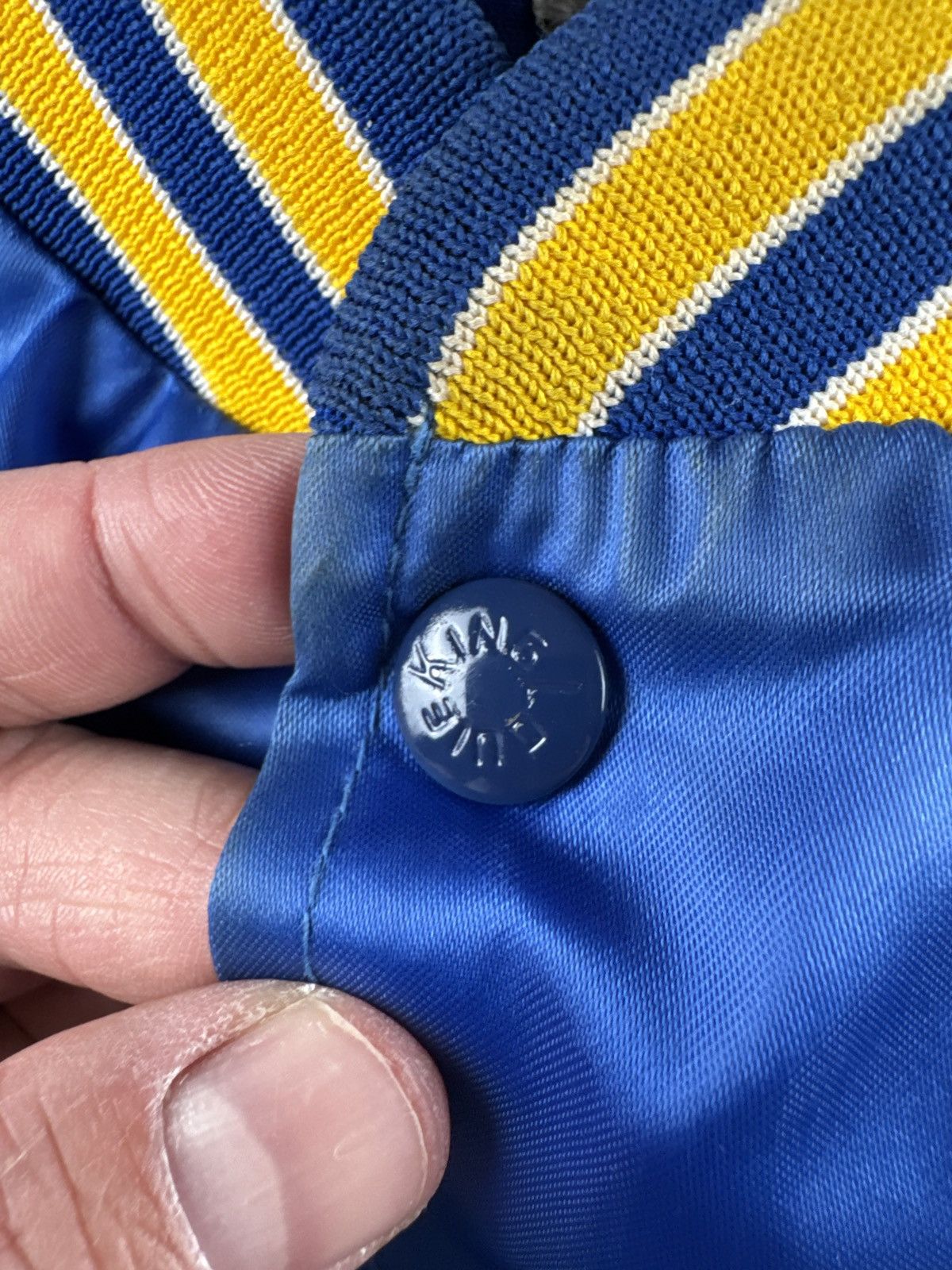 Vintage Vintage 80s King Louie Union Satin Jacket Eagle Flag USA L Size US L / EU 52-54 / 3 - 5 Thumbnail