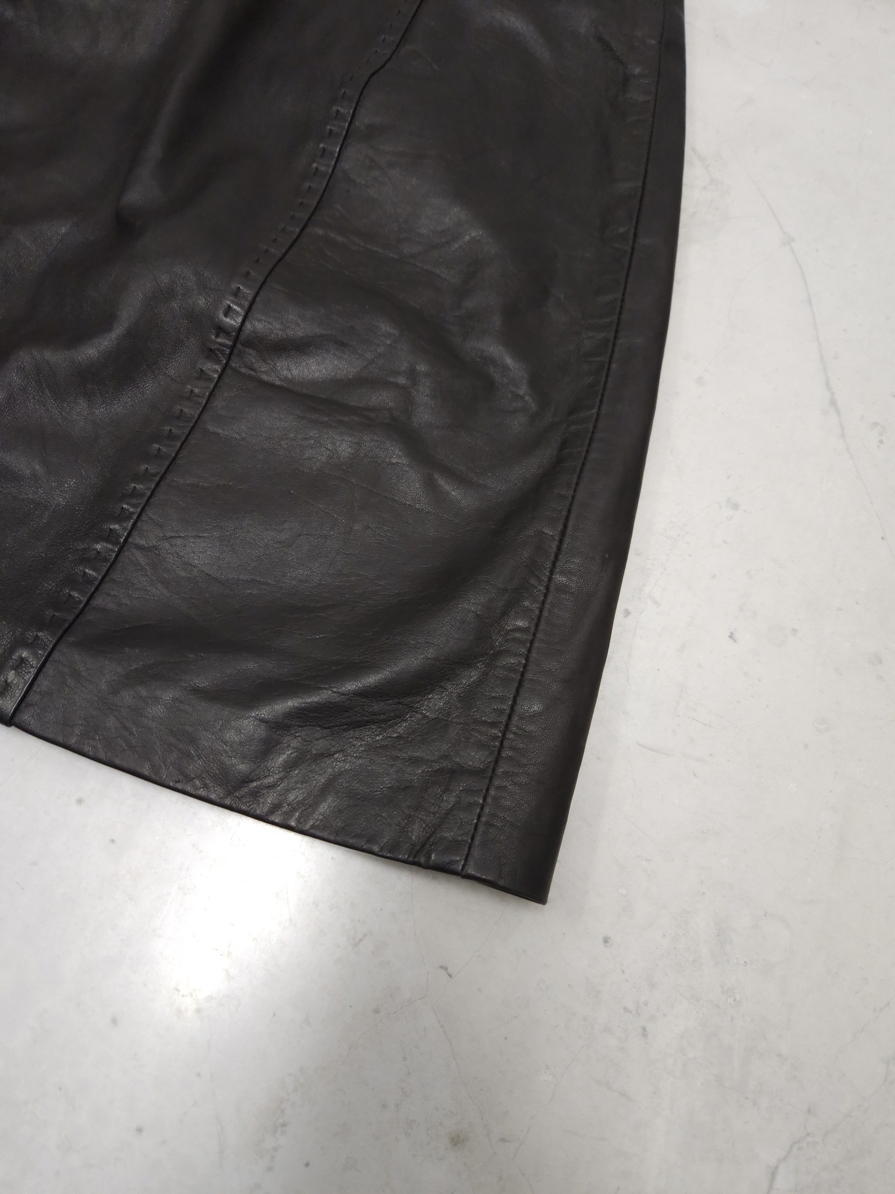 Max Mara × Weekend Max Mara Max mara leather mini skirt Size 26" / US 2 / IT 38 - 11 Thumbnail