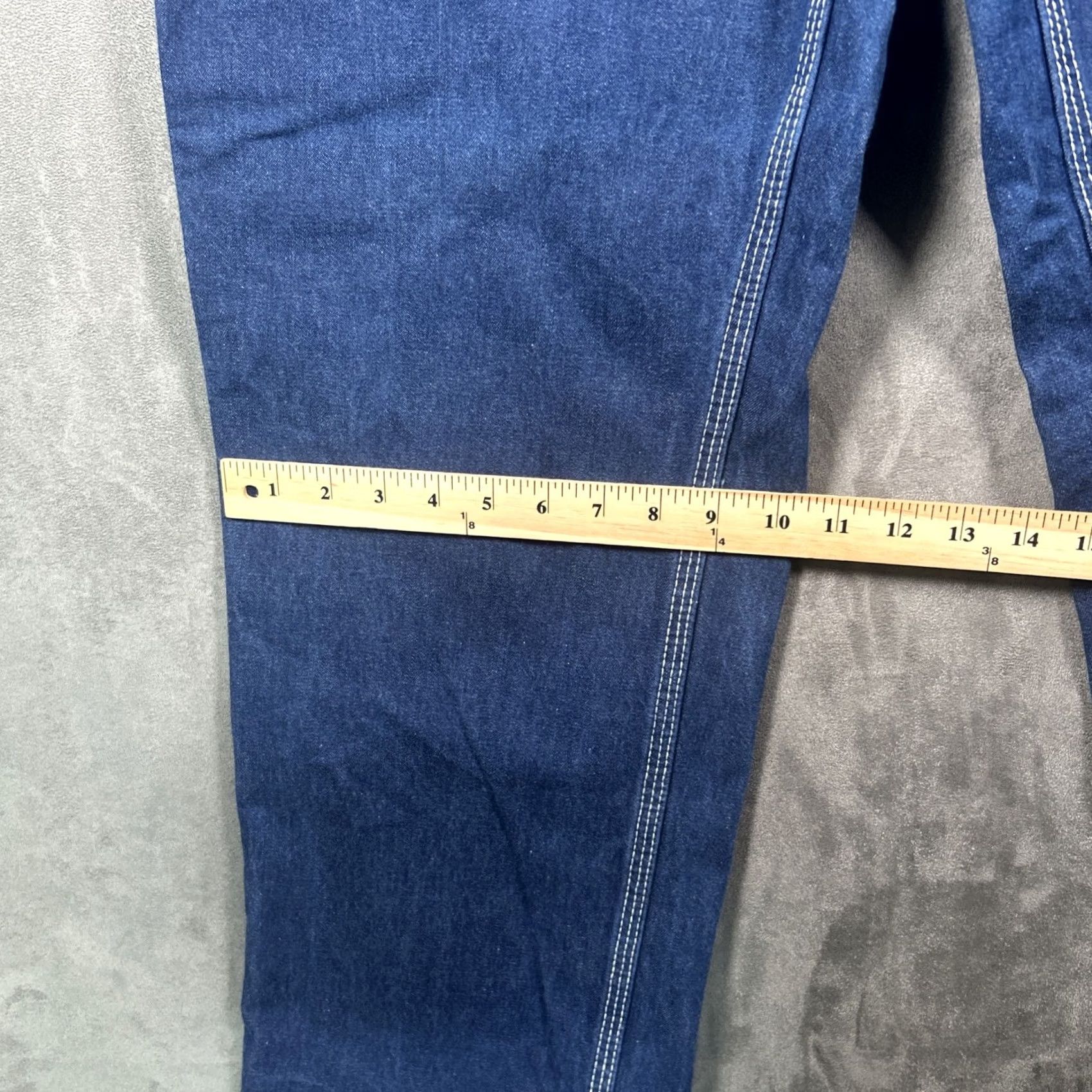Carhartt Carhartt Mens Jeans Blue Denim Flame Resistant 100% Cotton Work 38x34 Size US 38 / EU 54 - 5 Thumbnail