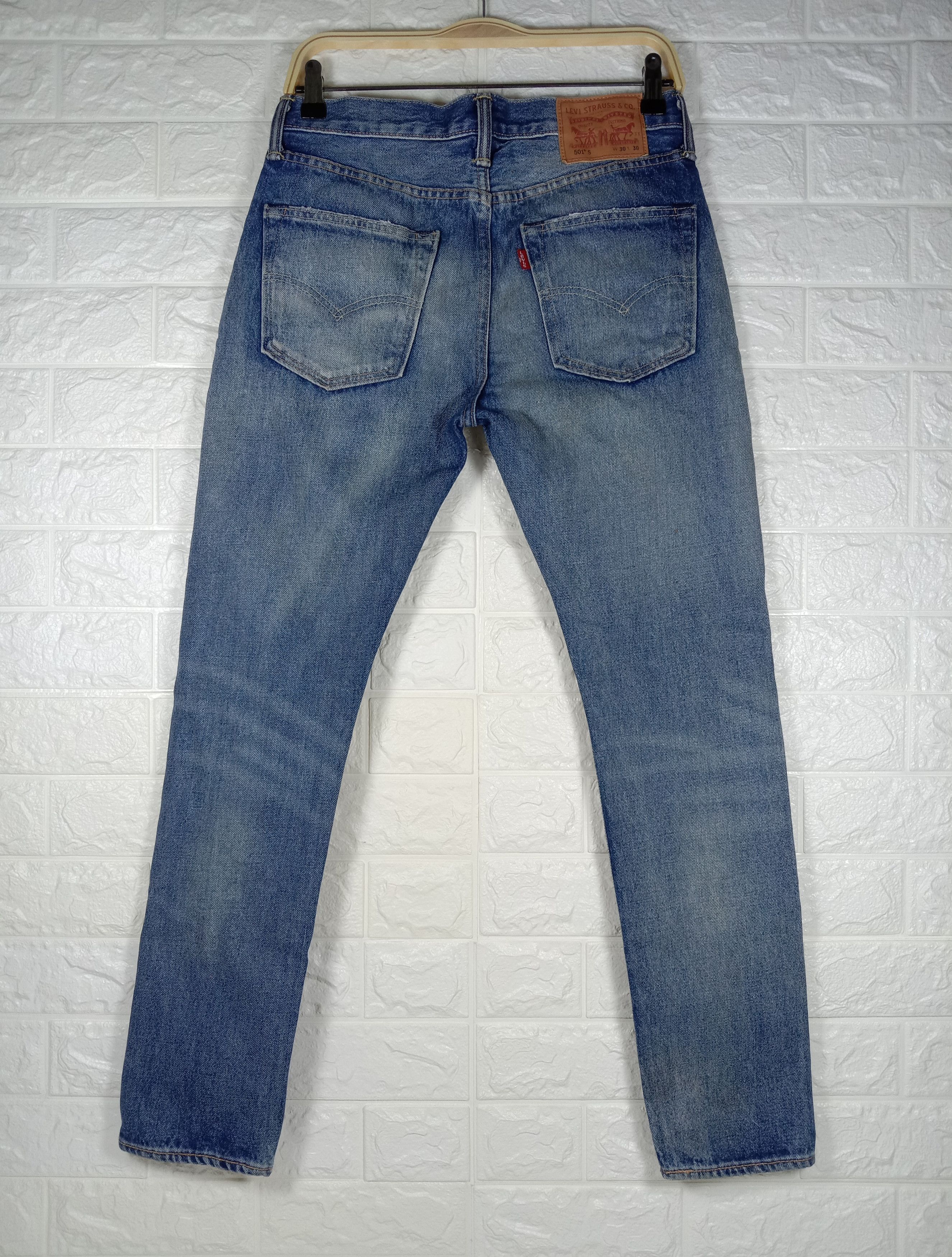 Levi's Vintage Levi's 501s Jeans Faded Blue Distressed Denim Size US 30 / EU 46 - 5 Thumbnail