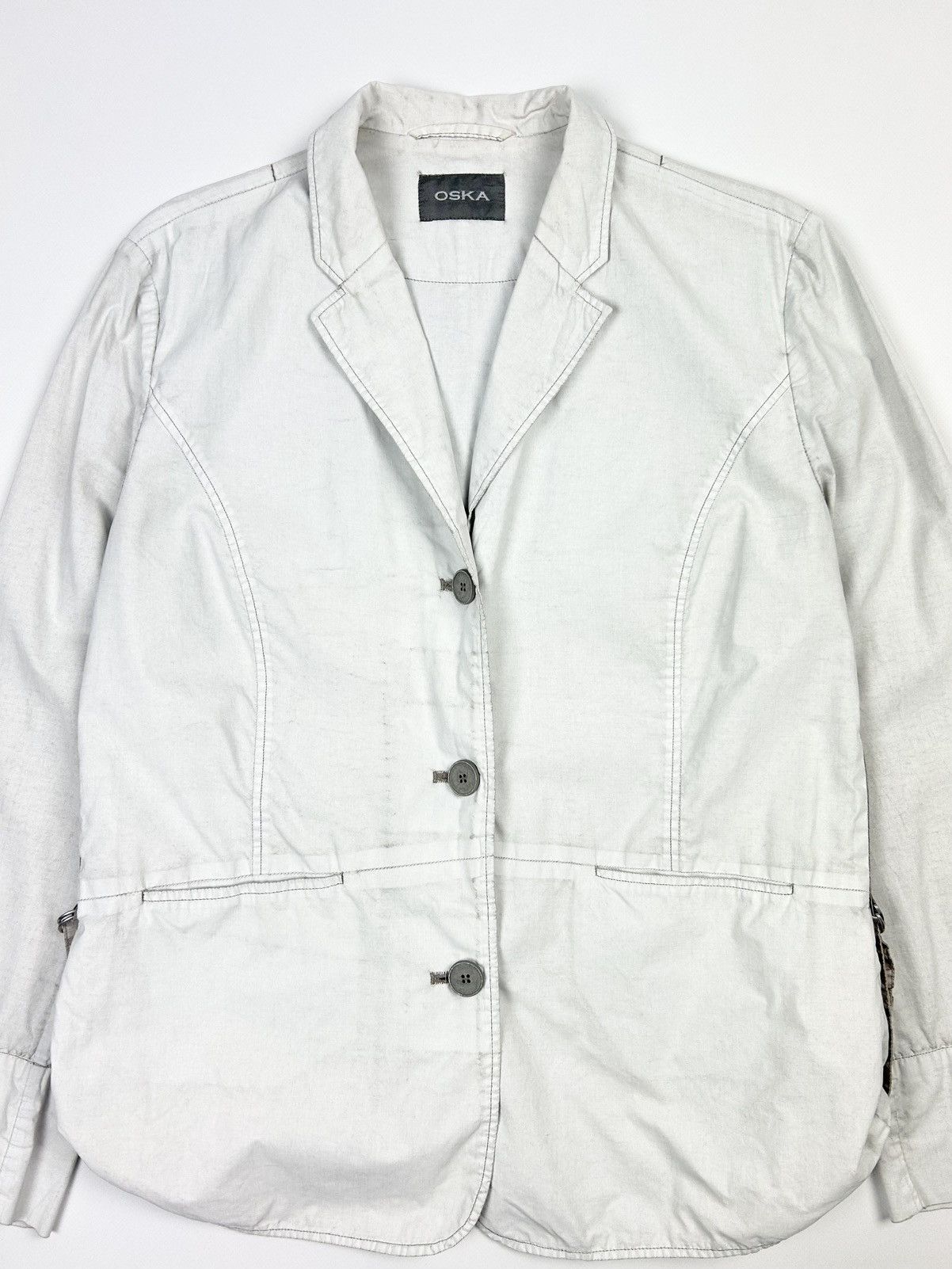 Japanese Brand × OSKA Oska Avant Garde Japan Style Y2K blazer jacket Size L / US 10 / IT 46 - 4 Thumbnail