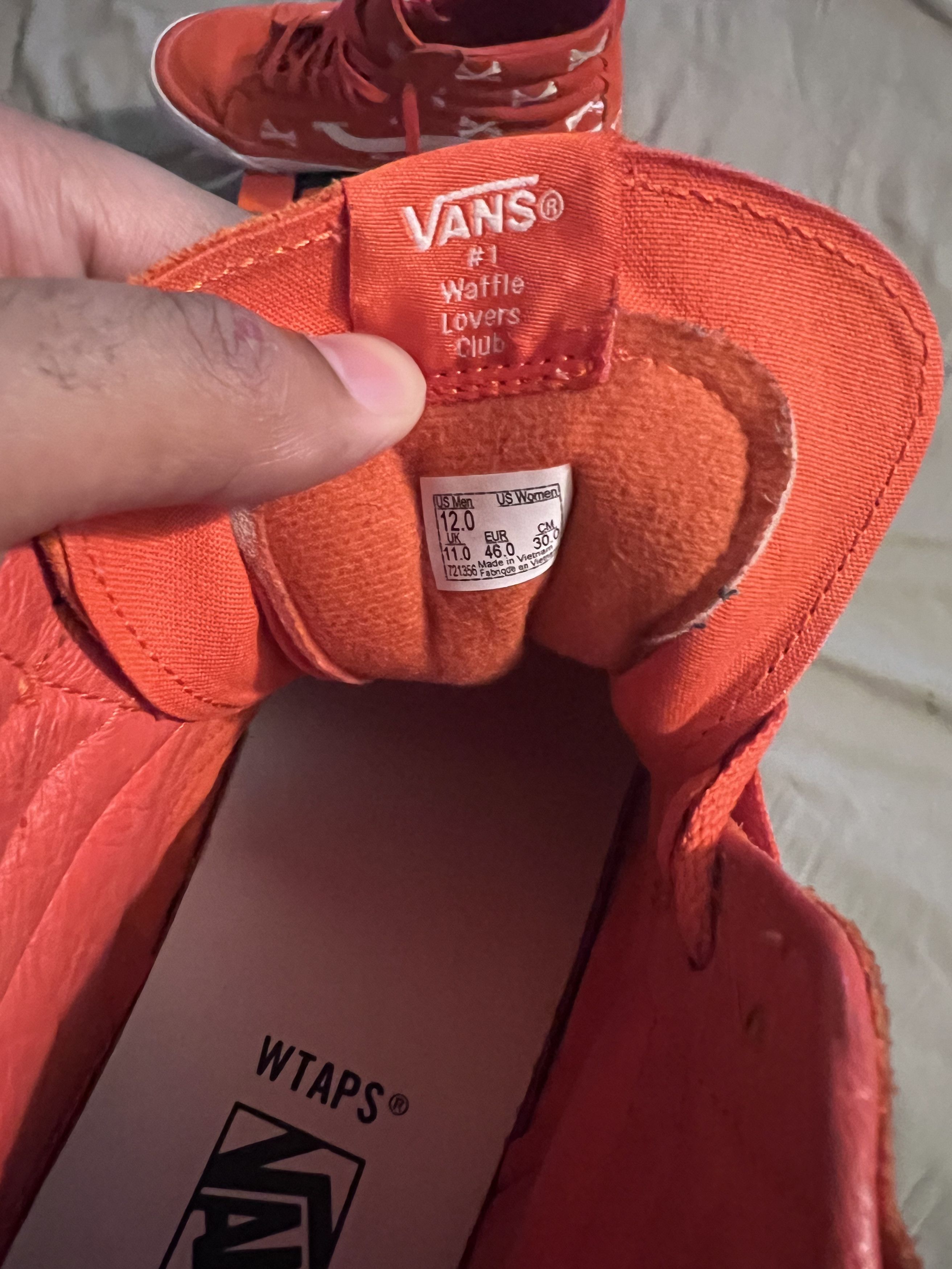 Wtaps Wtaps X Vans Size US 12 / EU 45 - 8 Thumbnail