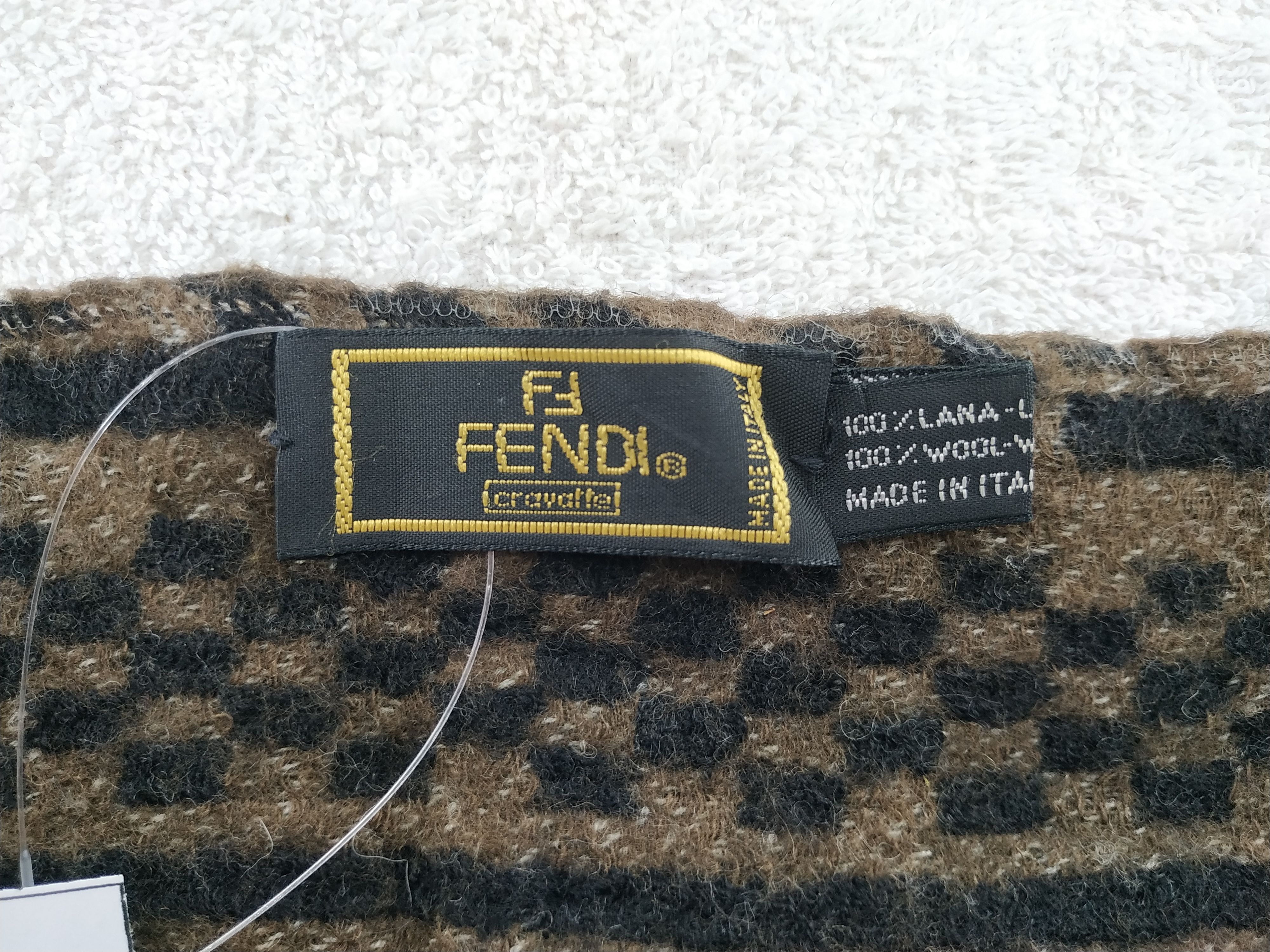 Fendi Vintage Fendi Scarf/Muffler/Neckwear MF463 Size ONE SIZE - 5 Thumbnail
