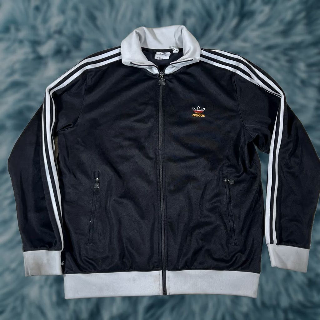 Adidas Adidas Track Jacket XL Men Black Firebird SST Germany Trefoil Originals SST Beckenbauer Size US XL / EU 56 / 4 - 1 Thumbnail
