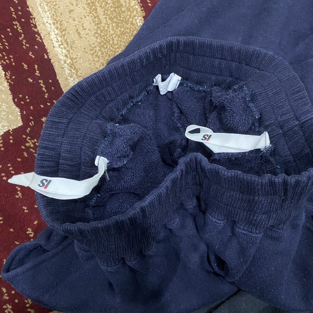 Issey Miyake Vtg I.S. Issey Miyake Tsumori Chisato Logo Sweatpants Navy Size US 27 - 9 Thumbnail