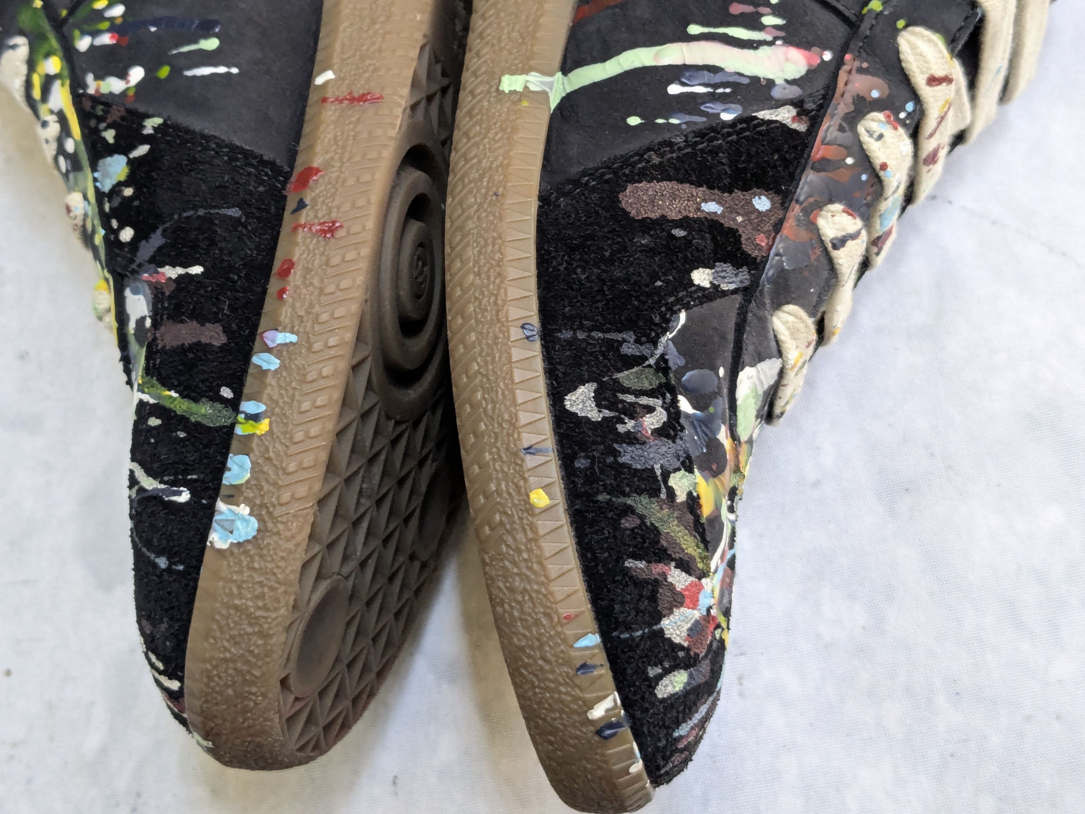 Maison Margiela Maison Margiela Replica GAT Black Paint Splatter 9 42 Low Size US 9 / EU 42 - 11 Thumbnail