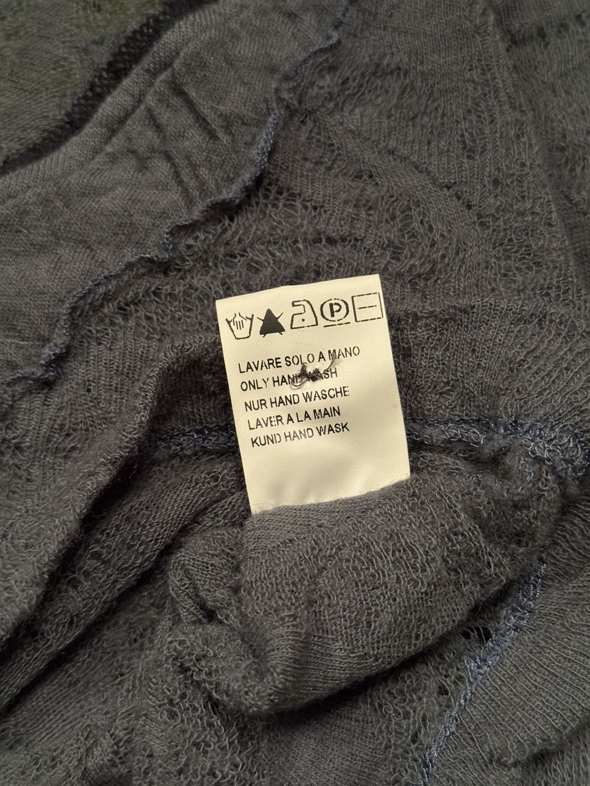 Transit × Transit Uomo Transit par-such avant garde mesh wool sweater Size S / US 4 / IT 40 - 5 Thumbnail