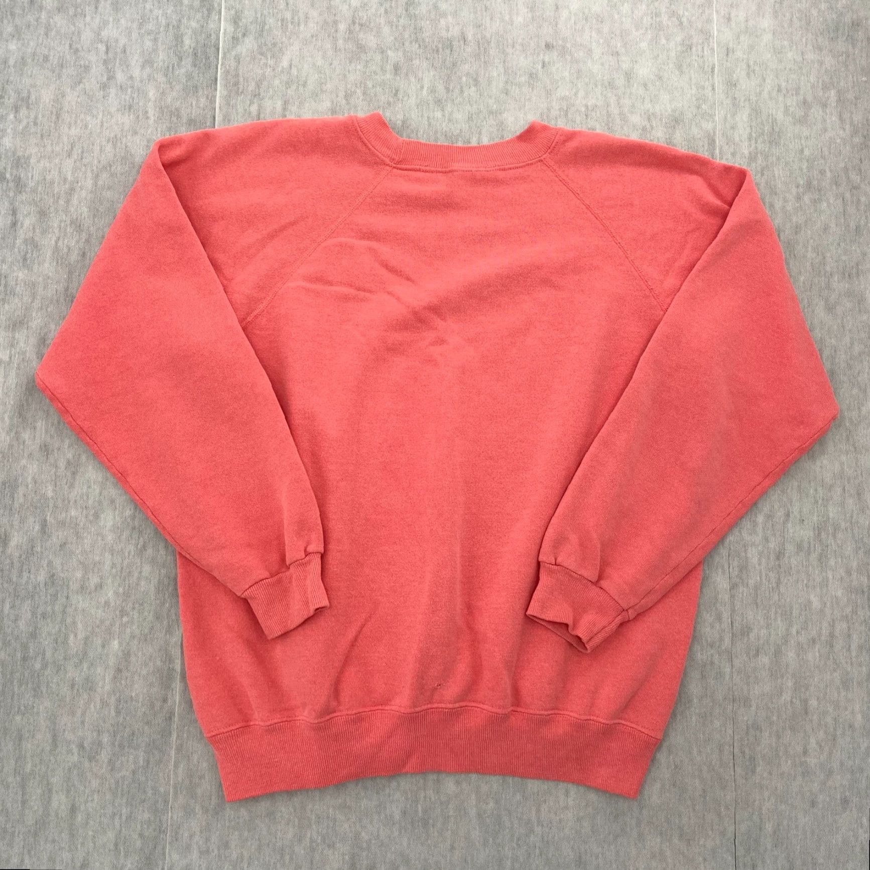 Hanes VINTAGE Hanes Sweater Shirt Womens Large Pink Fleece Rockabilly 1990s Ladies L Mens/Womens Size L / US 10 / IT 46 - 2 Thumbnail