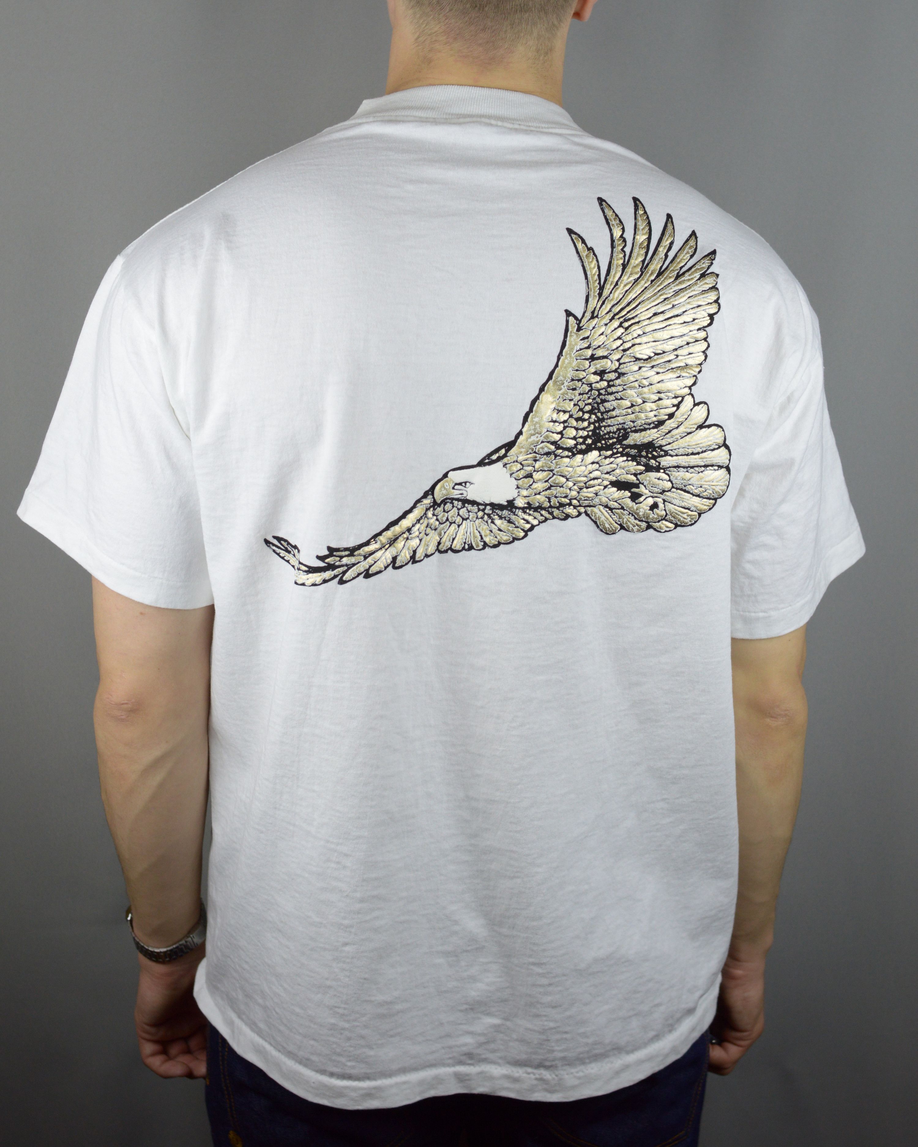 Vintage Vintage 90s Winston Eagle pocket t shirt Size US XL / EU 56 / 4 - 2 Thumbnail