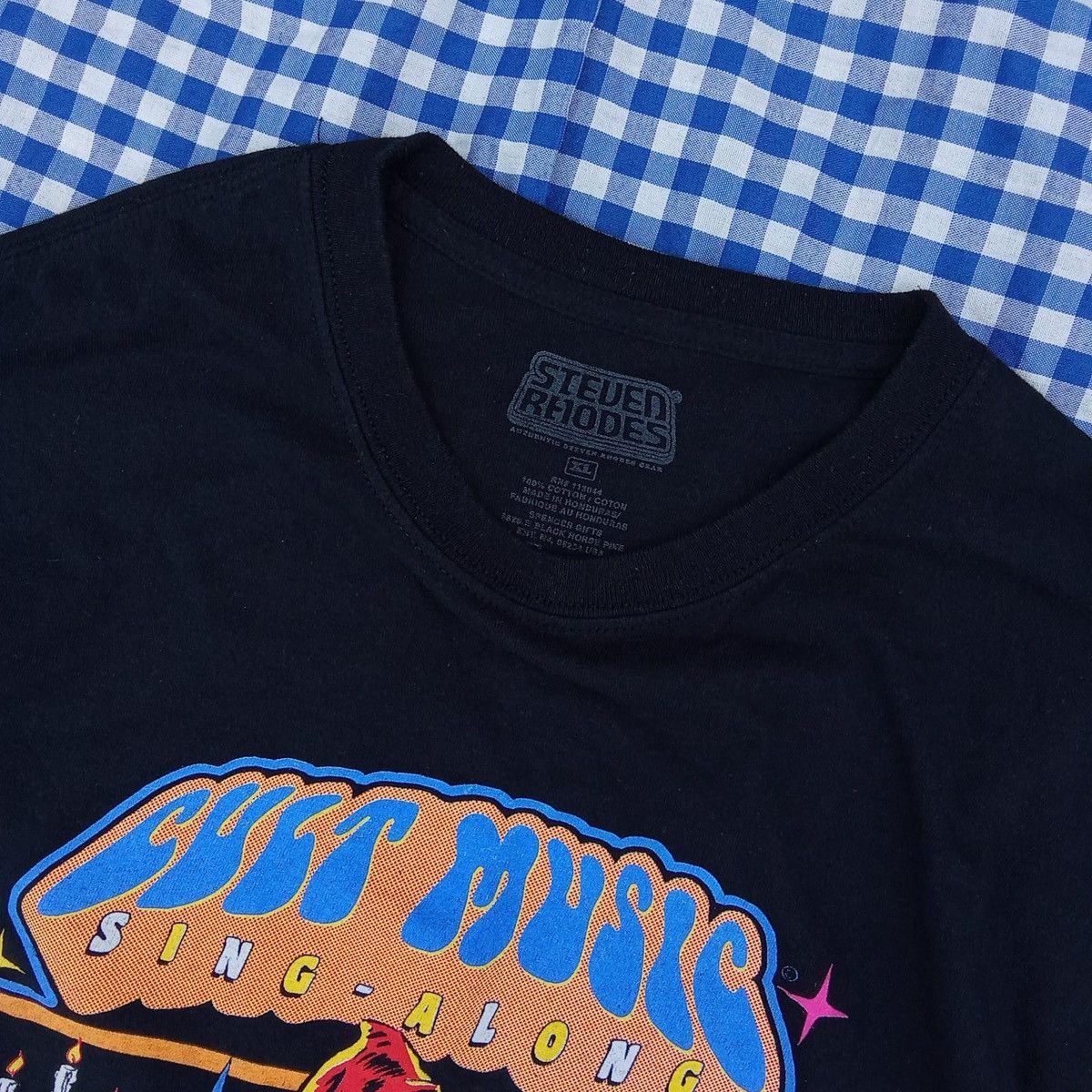 Steve And Barrys Tshirt Steven Rhodes Size US XL / EU 56 / 4 - 2 Thumbnail