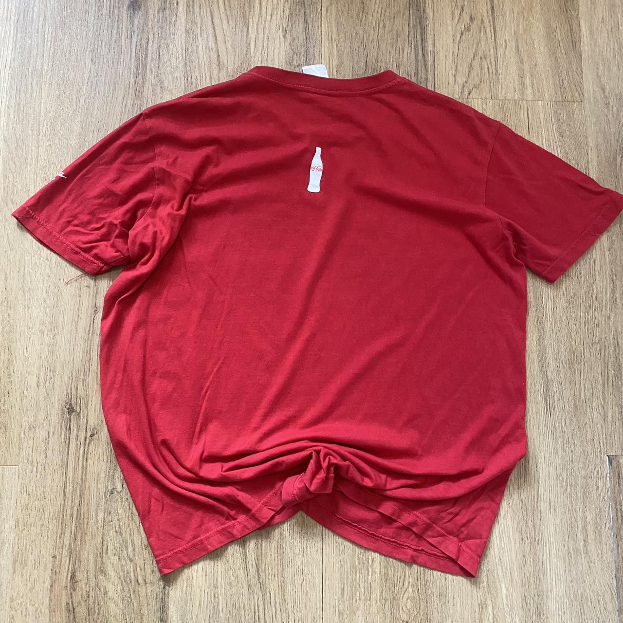 Coca Cola Coca-Cola red cotton t-shirt T-shirt Big Print Drink Size US S / EU 44-46 / 1 - 2 Thumbnail