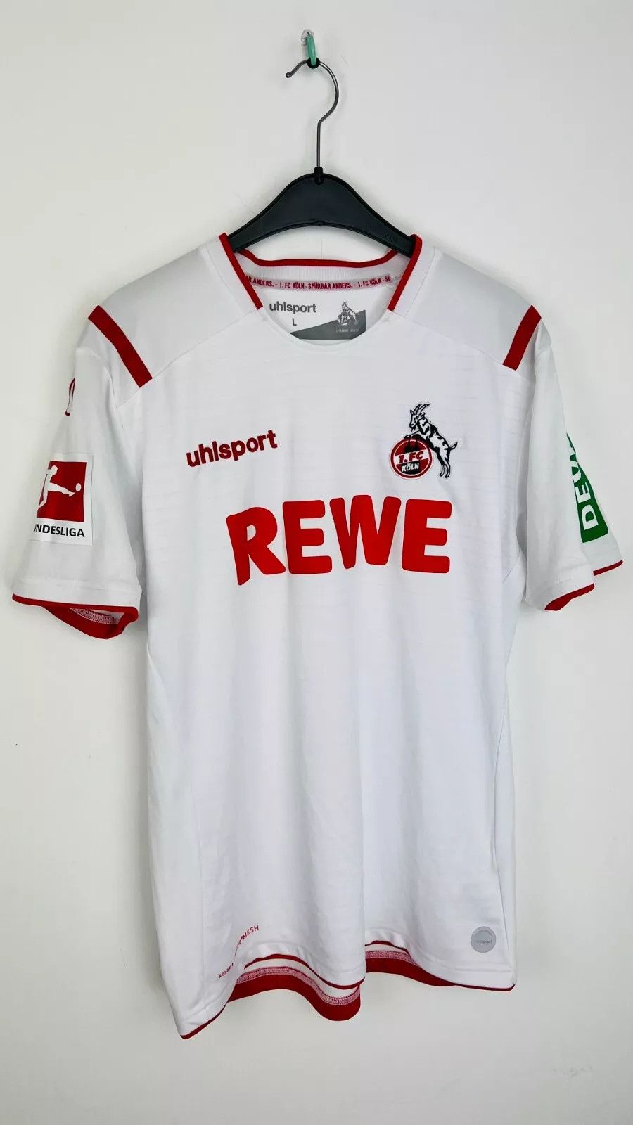 Other FC Koln 2019/20 FOOTBALL Kit SHIRT SOCCER JERSEY size L Size US L / EU 52-54 / 3 - 2 Thumbnail