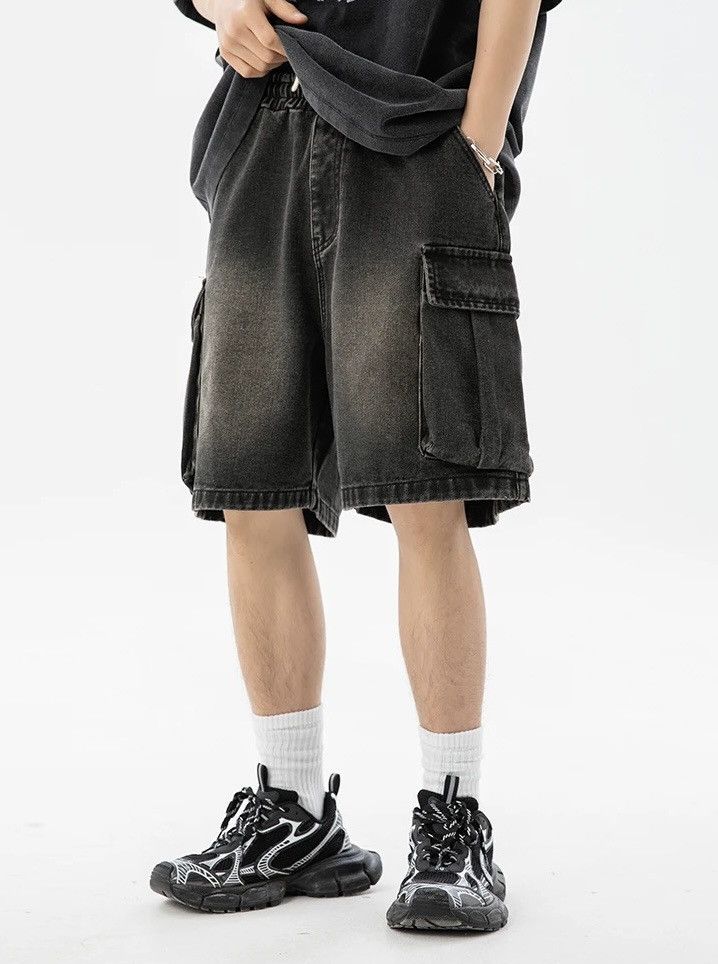 Vintage Streetwear Retro Cargo Pockets Shorts y2k Size US 30 / EU 46 - 5 Thumbnail