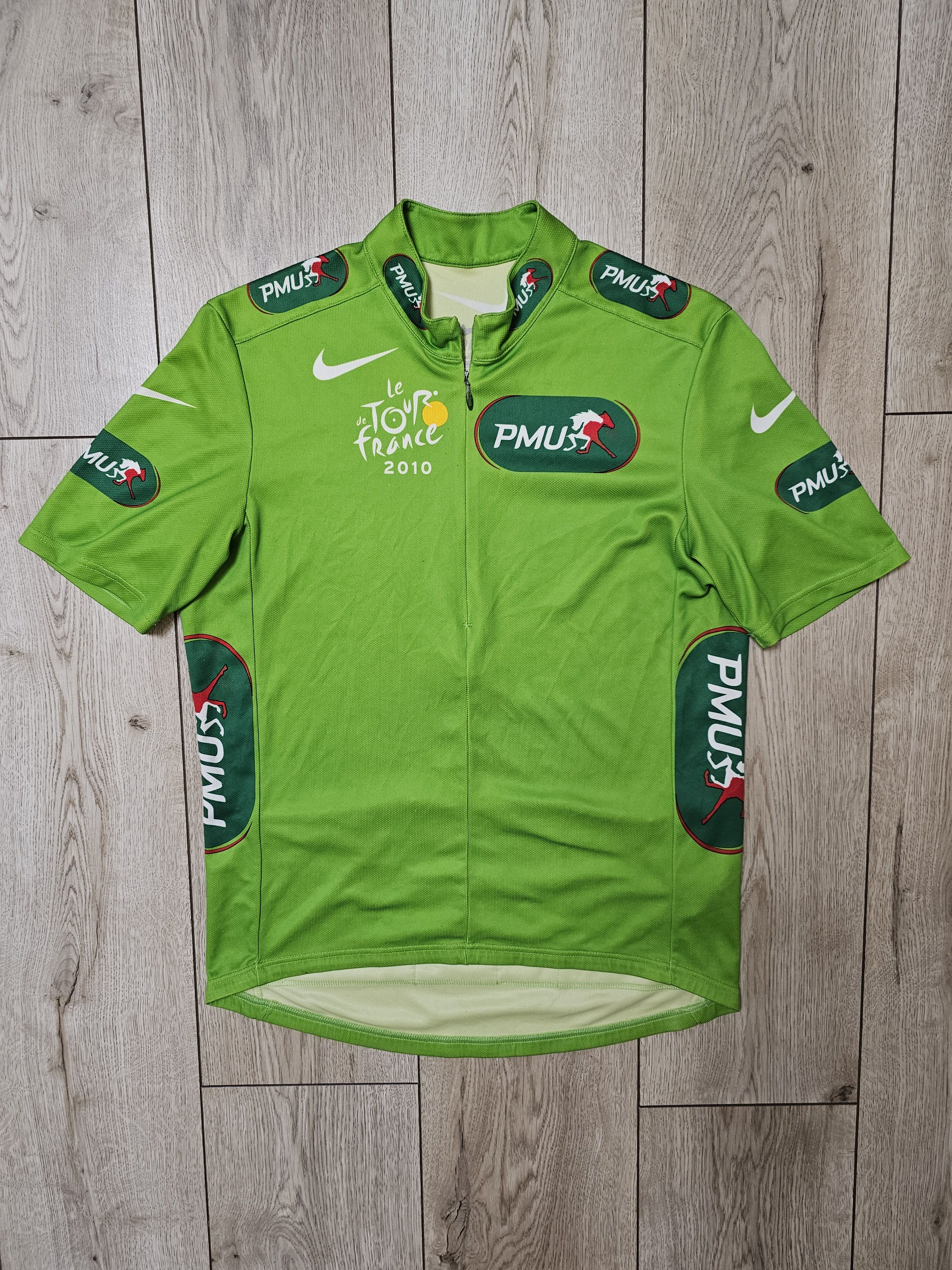 Nike × Vintage NIKE TOUR DE FRANCE 2010 CYCLING JERSEY CYCLING TEAM PMU Size US M / EU 48-50 / 2 - 1 Thumbnail