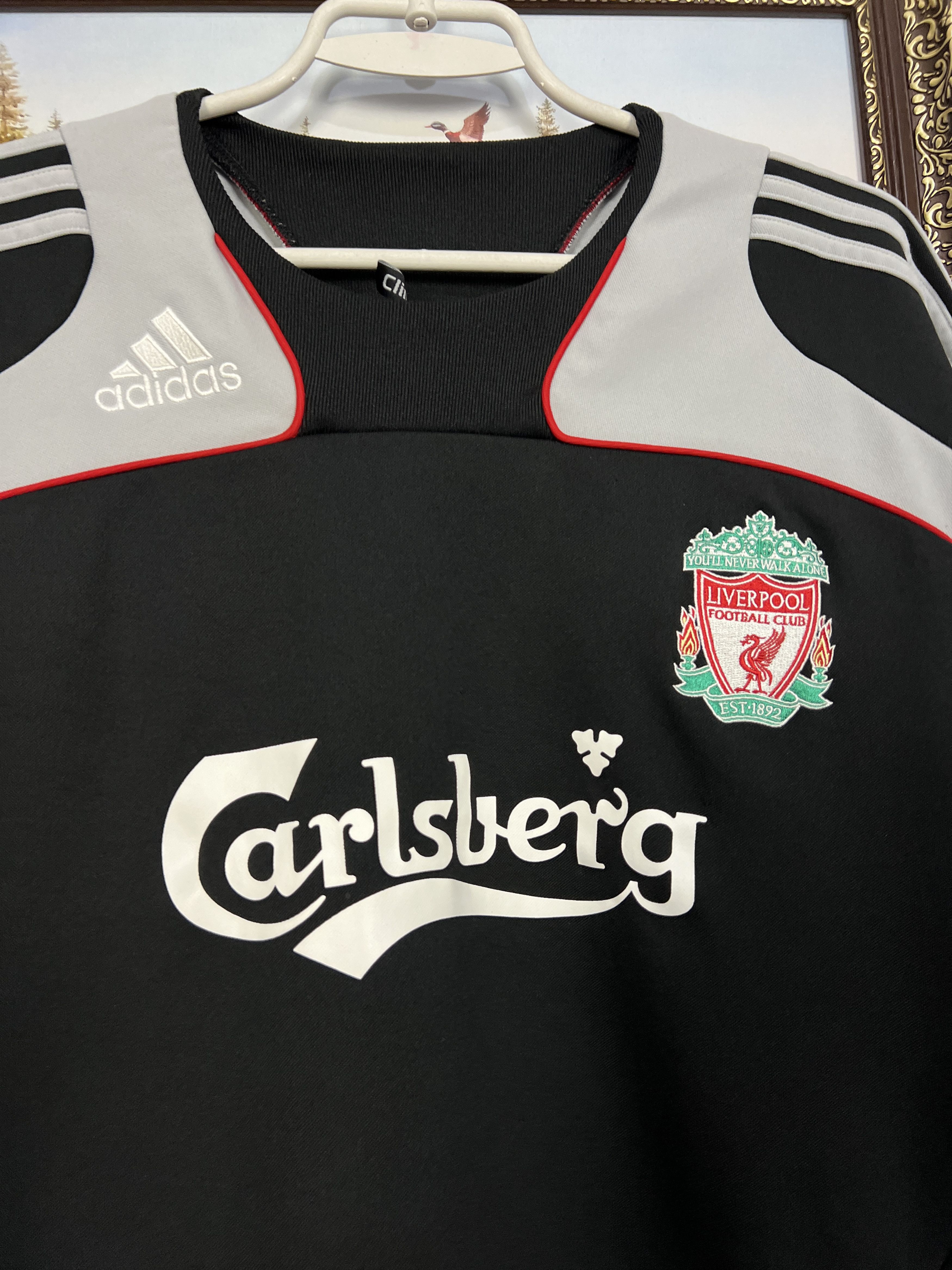 Adidas Liverpool Football Sweatshirt Soccer Track Top Crewneck Size US XL / EU 56 / 4 - 3 Thumbnail