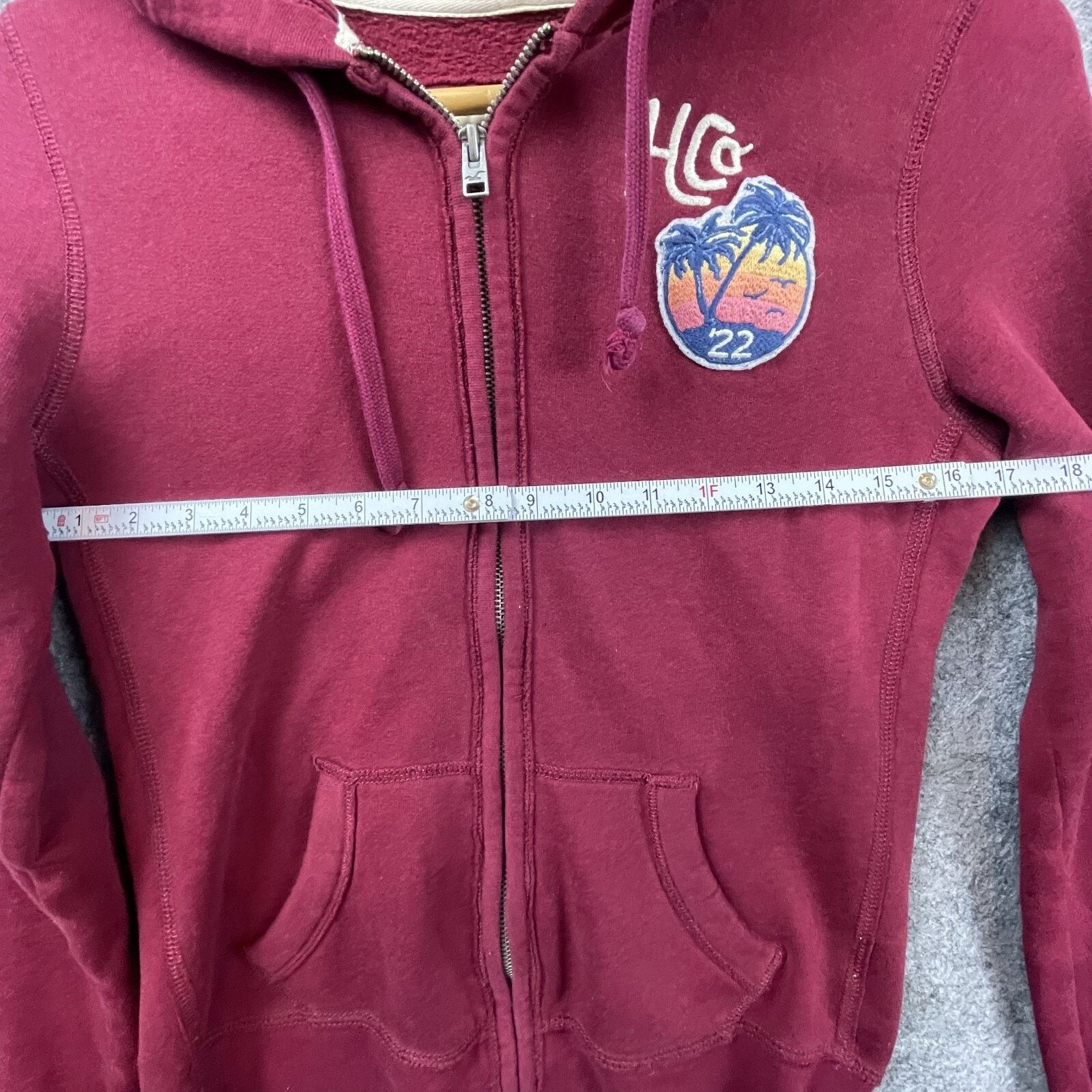 Hollister Hollister California Hoodie Mens M Red 3D Arm Full Zip Y2K Size US M / EU 48-50 / 2 - 6 Thumbnail