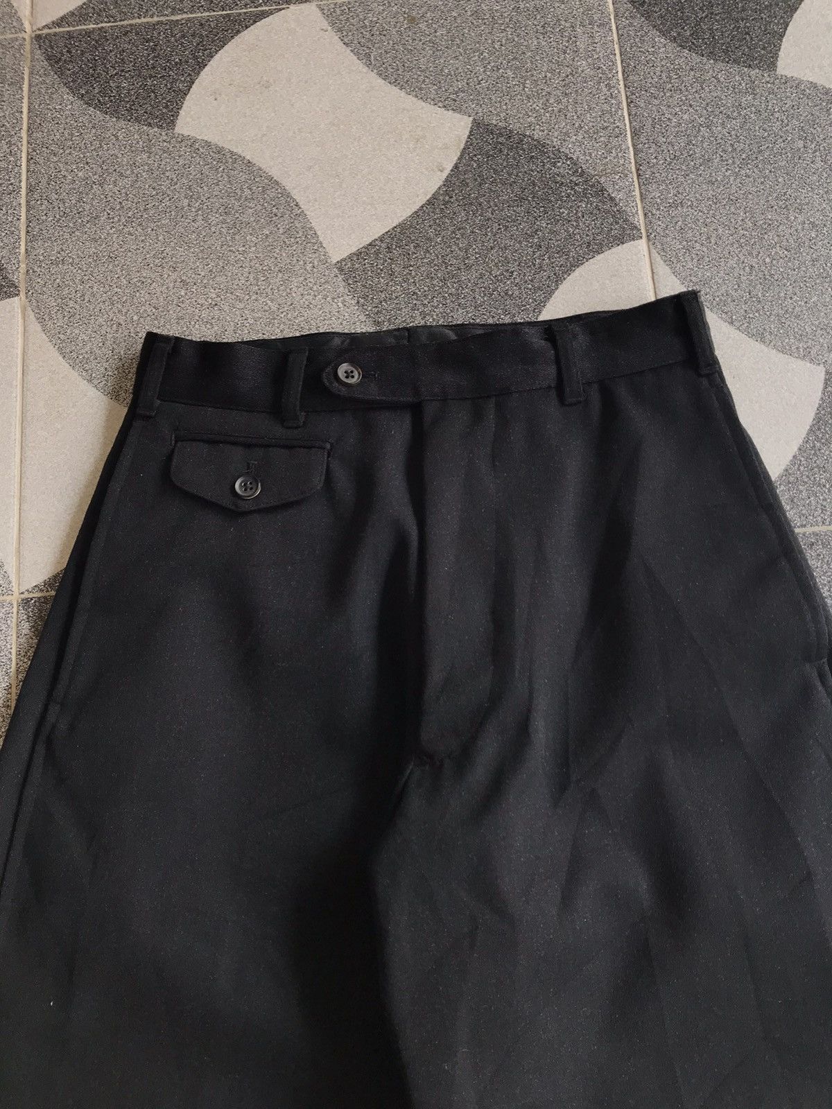 Yohji Yamamoto Yohji Yamamoto Baggy Wool Trouser Size US 27 - 3 Thumbnail