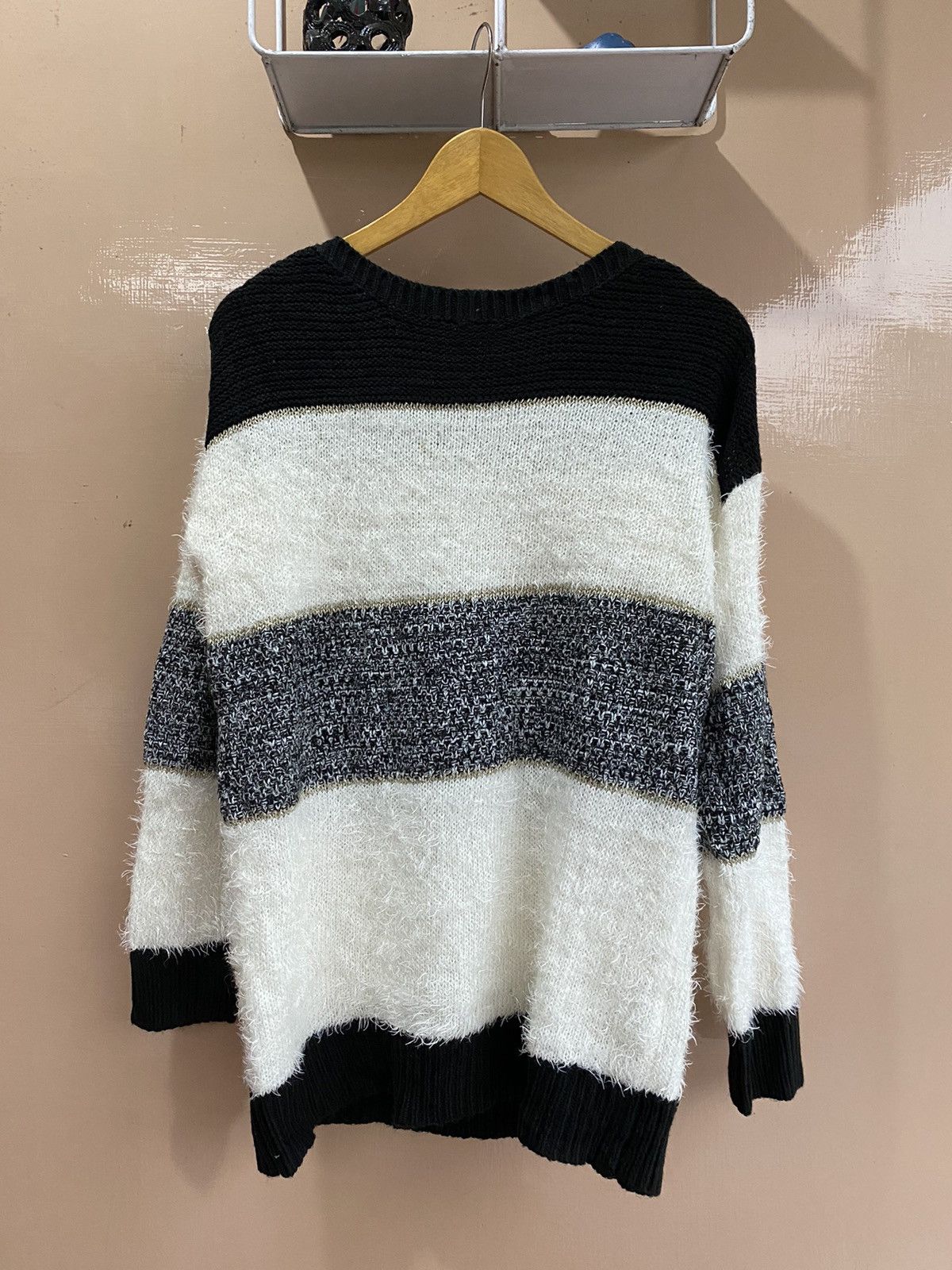 Hysteric Glamour × Japanese Brand × PPFM HK World-Japan Fluzzy Fur Knitted striped Size US L / EU 52-54 / 3 - 1 Thumbnail
