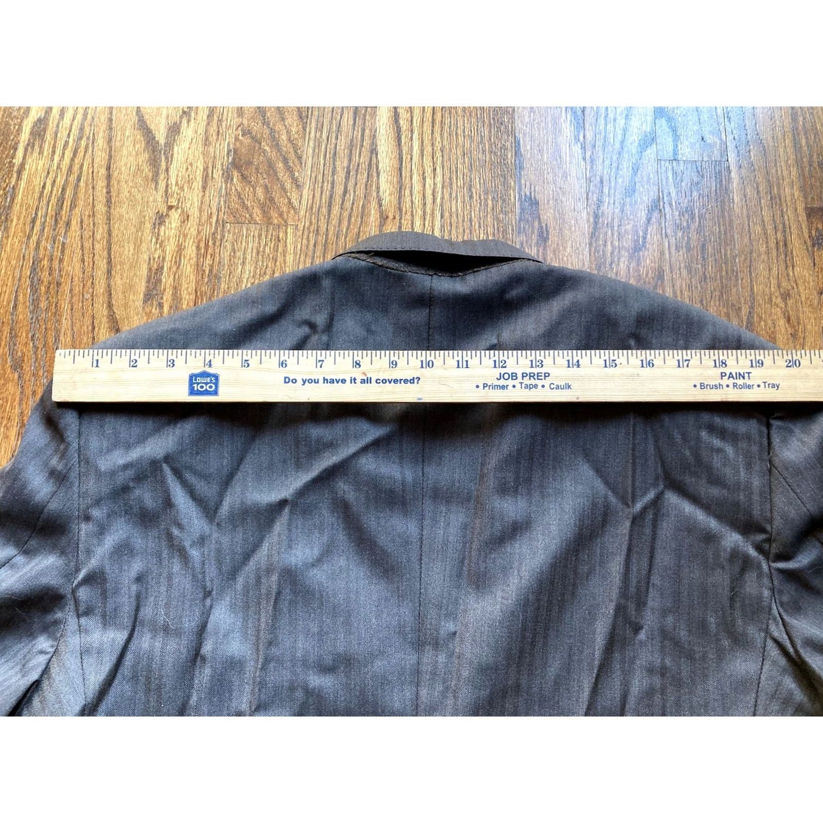 Vintage Coppley Vitale Barberis Canonico Suit Mens 42 33x30 Brown Wool Herringbone 2 Piece Classic Fit Size 42R - 6 Thumbnail
