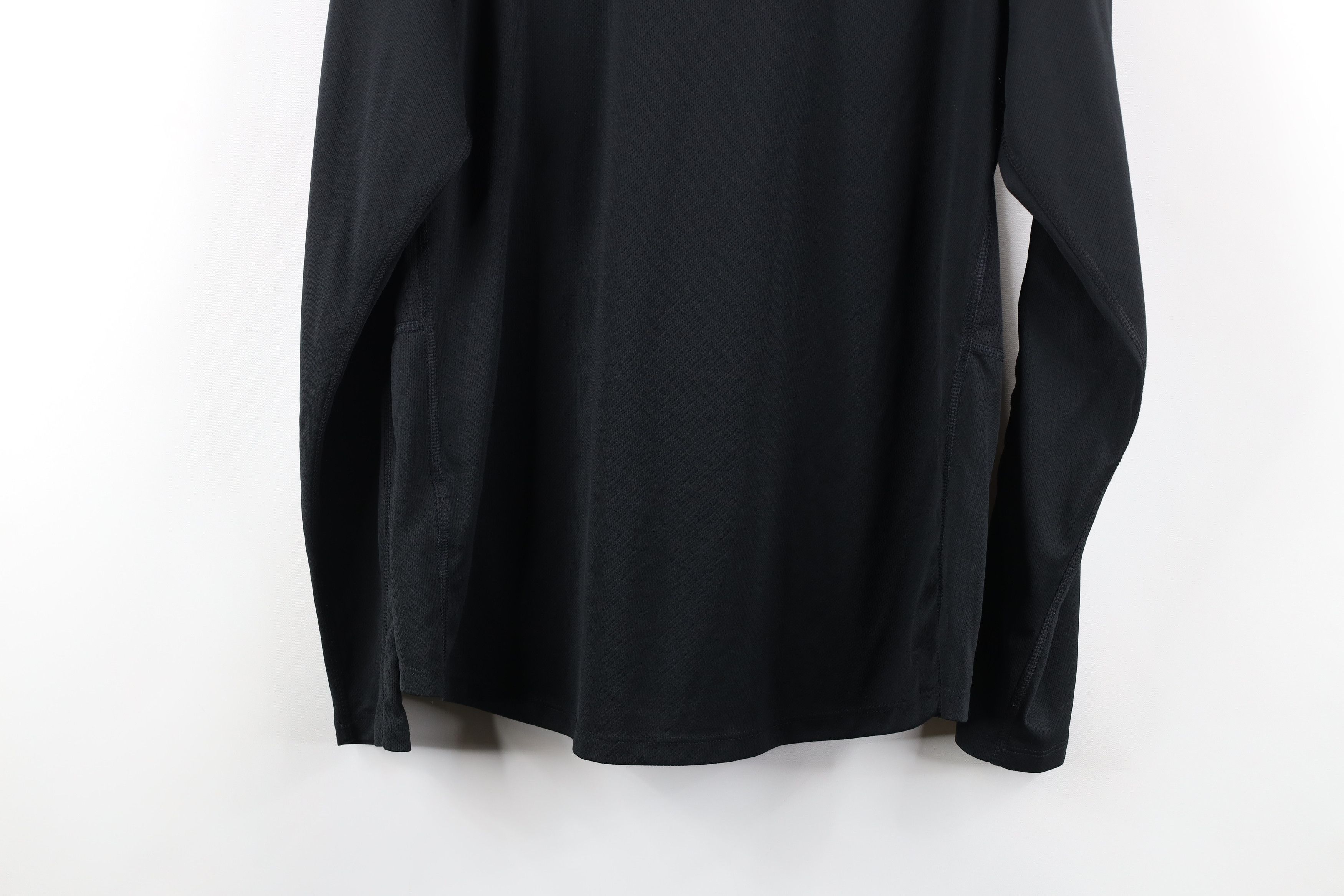 Nike × Vintage Nike Running Swoosh Lightweight Half Zip Pullover Top Black Size US M / EU 48-50 / 2 - 9 Thumbnail