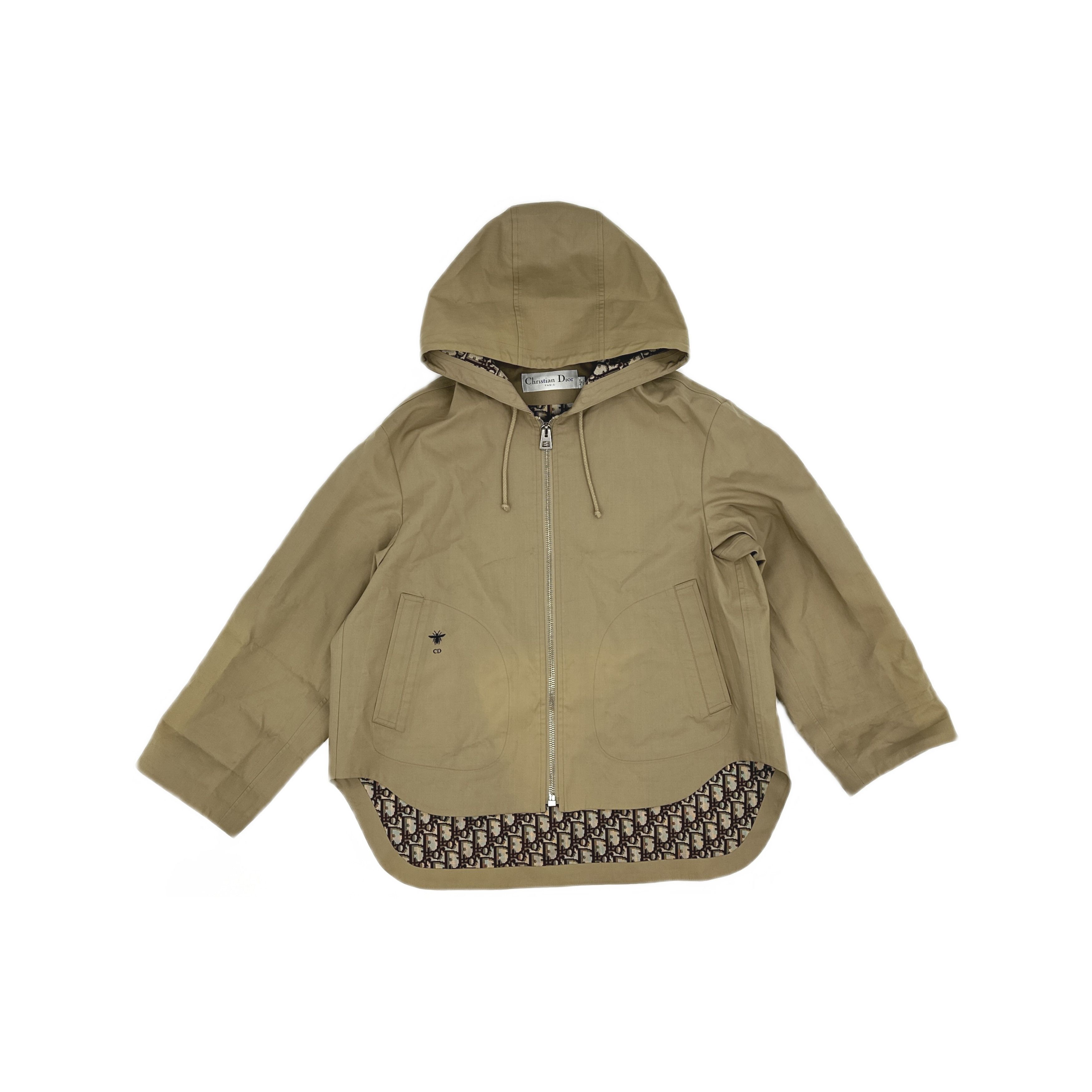 Dior Dior Oblique Monogram Lining Hooded Jacket Size XS Size XS / US 0-2 / IT 36-38 - 1 Thumbnail