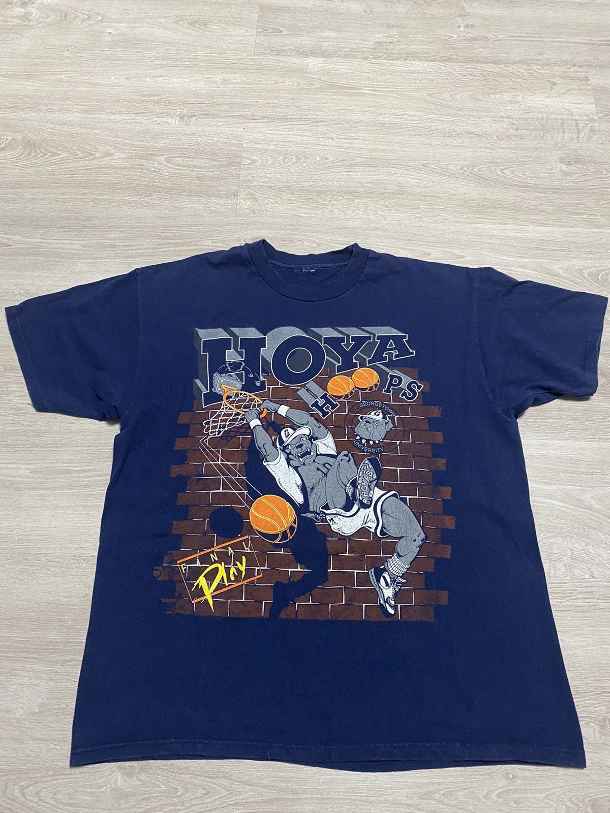 NCAA Vintage NCAA Georgetown Hoyas 90’s USA Basketball Size US XL / EU 56 / 4 - 1 Thumbnail