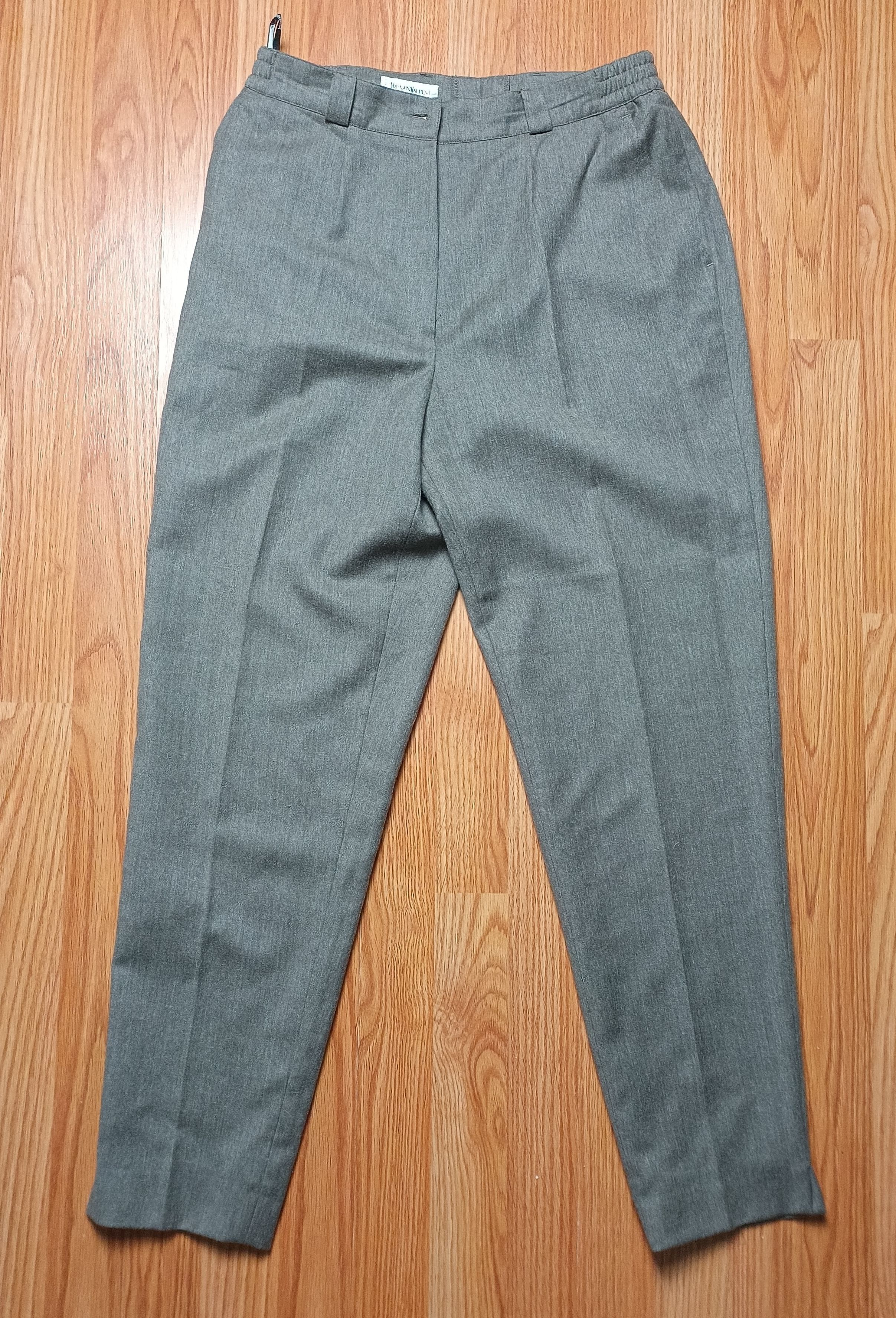 Vintage × Yves Saint Laurent Yves Saint Laurent Wool Classic Womens Pants Size FR40 Size 28" / US 6 / IT 42 - 6 Thumbnail