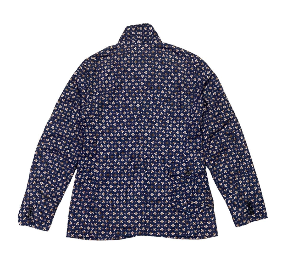 Engineered Garments Engineered Garments Navy Floral Multi-Pocket Jacket/Blazer Size S / US 4 / IT 40 - 3 Thumbnail