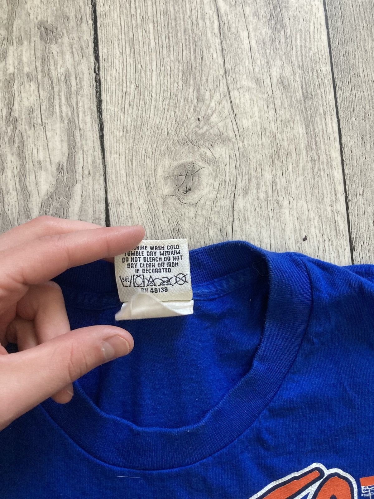 MLB × Nutmeg × Vintage Vintage 90’s new york mets mlb nutmeg tee tshirt L y2k drip Size US L / EU 52-54 / 3 - 9 Thumbnail
