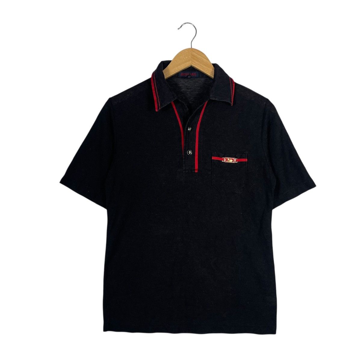 Vintage Astec Live Contrast Trim Polo Shirt | Japanese Streetwear Size US L / EU 52-54 / 3 - 1 Thumbnail
