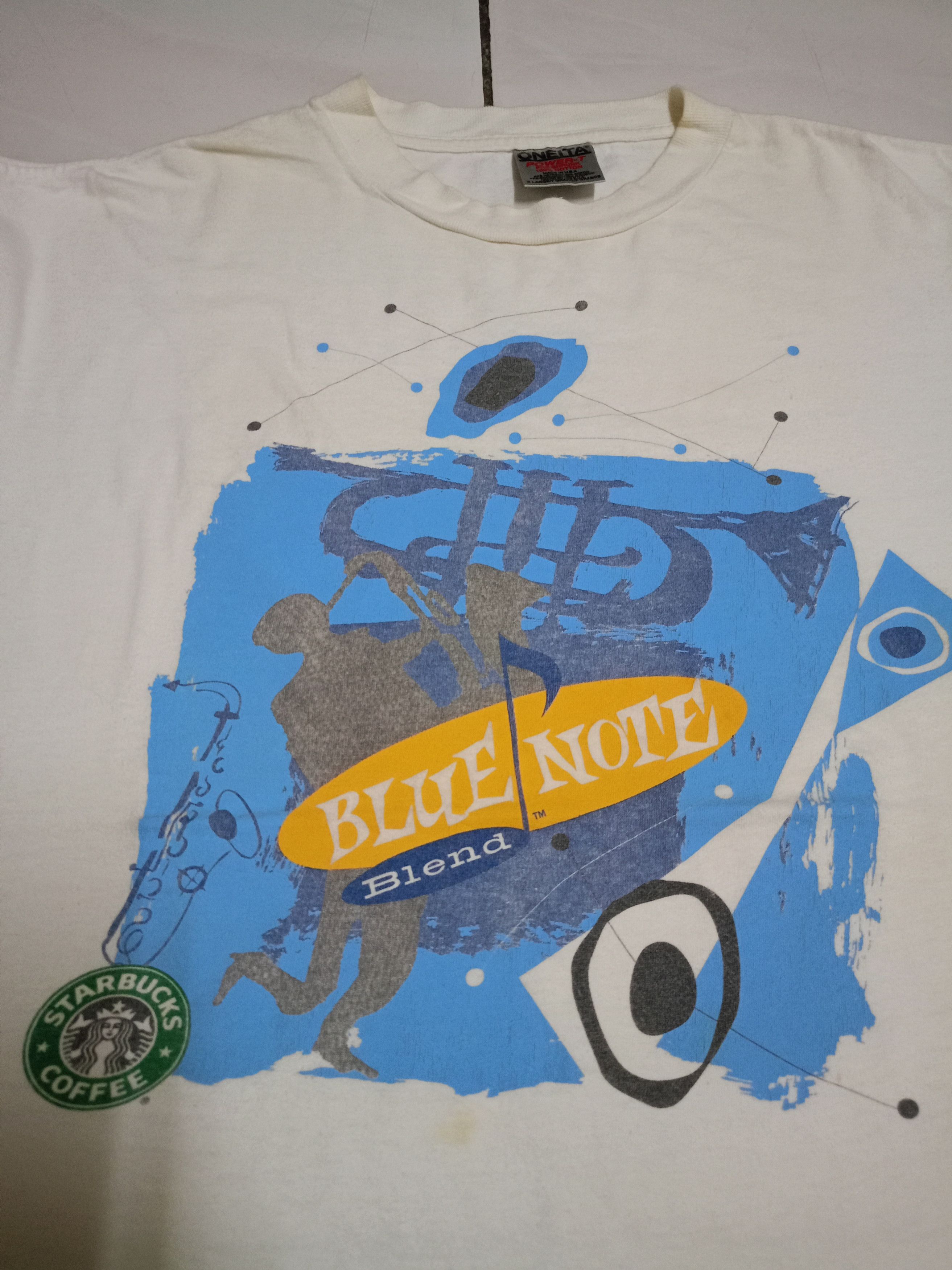 Vintage Vintage Starbucks promo t shirt Size US XL / EU 56 / 4 - 3 Thumbnail